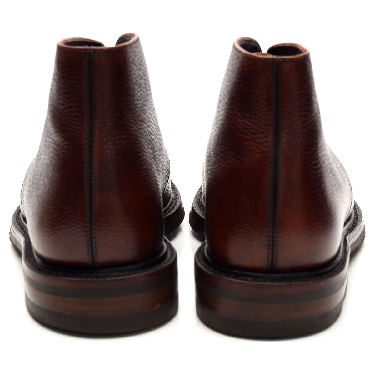 1880 Legacy &#39;Lytham&#39; Oxblood Grain Leather Chukka Boots UK 7 F