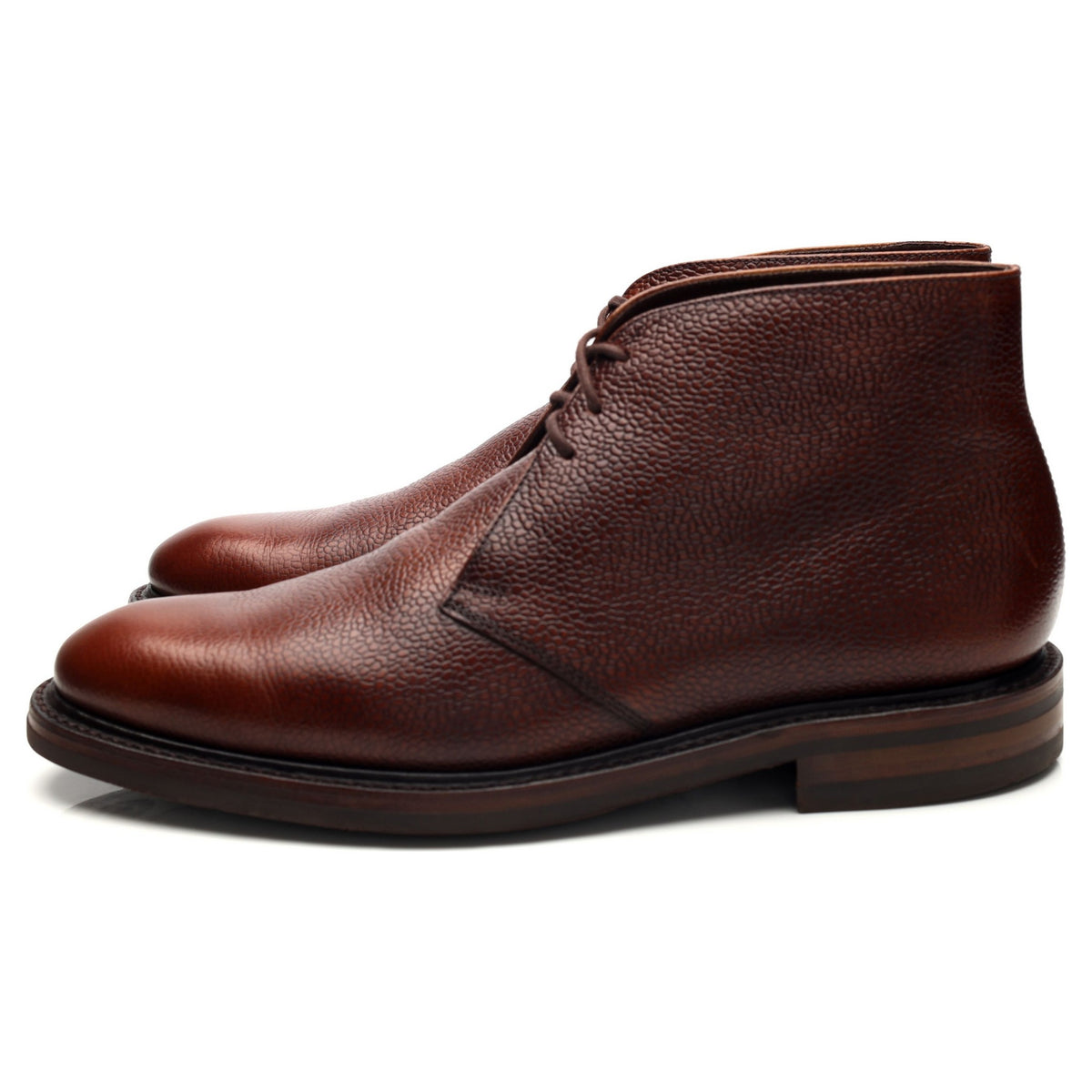 1880 Legacy &#39;Lytham&#39; Oxblood Grain Leather Chukka Boots UK 7 F