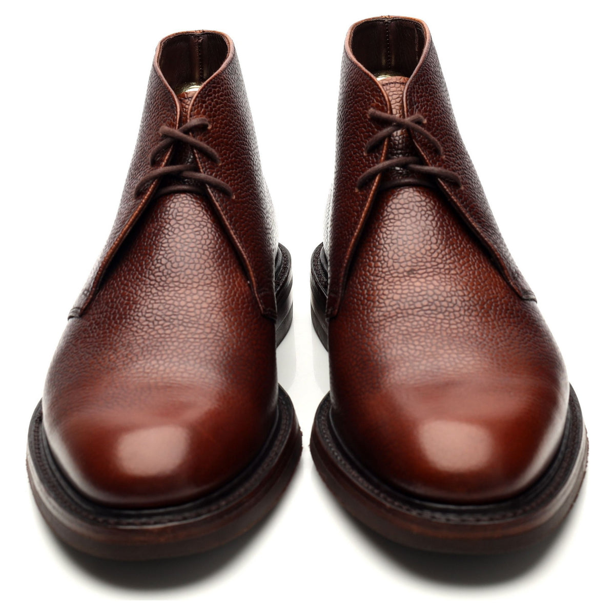 1880 Legacy &#39;Lytham&#39; Oxblood Grain Leather Chukka Boots UK 7 F