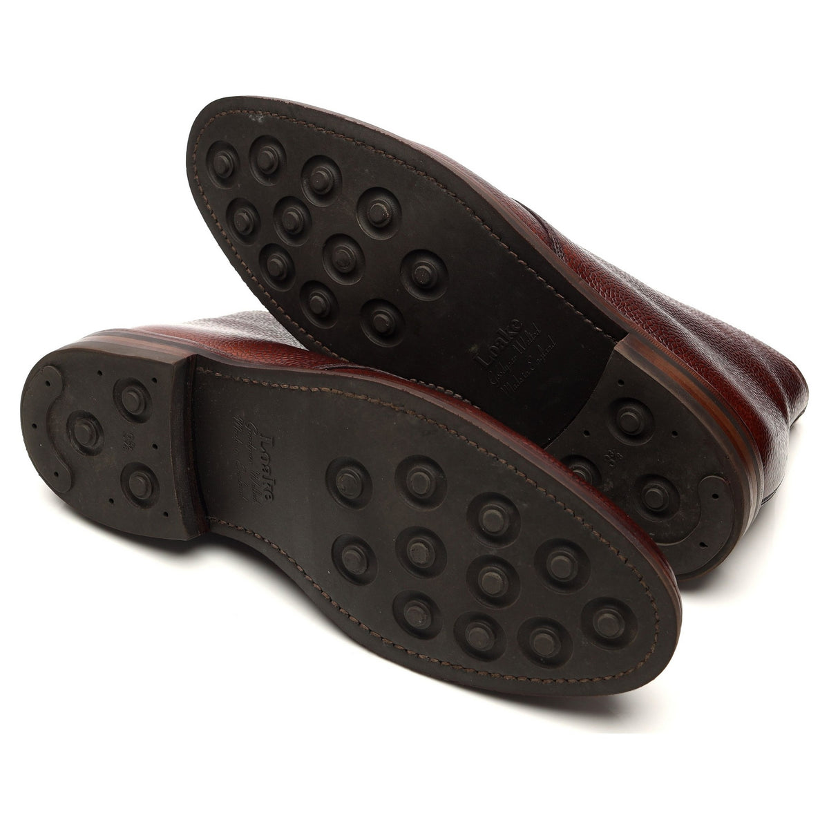 1880 Legacy &#39;Lytham&#39; Oxblood Grain Leather Chukka Boots UK 7 F