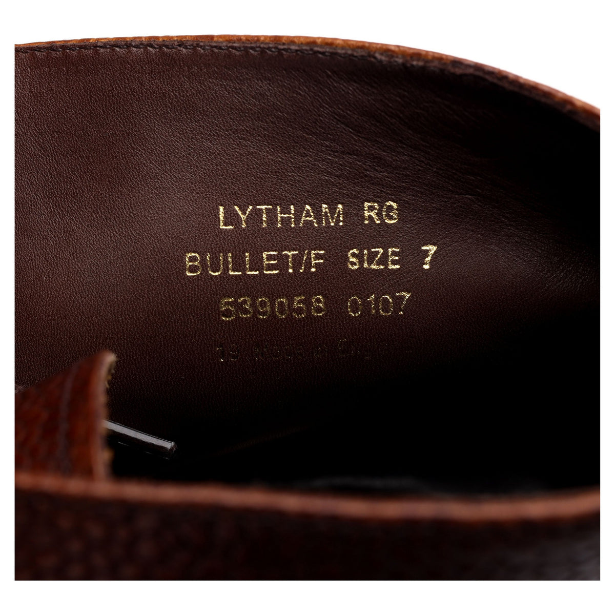 1880 Legacy &#39;Lytham&#39; Oxblood Grain Leather Chukka Boots UK 7 F