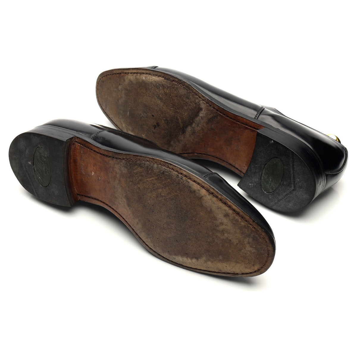 &#39;Epsom&#39; Black Leather Oxford UK 8 F