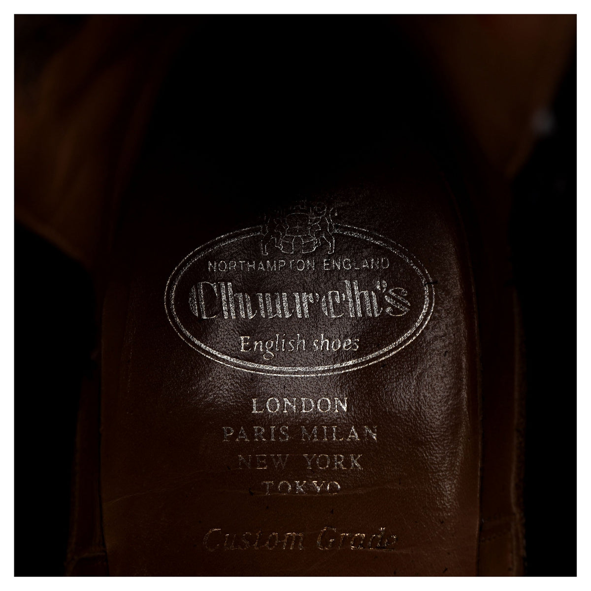 &#39;Cransley 2&#39; Dark Brown Suede Brogue Chelsea Boots UK 9 F