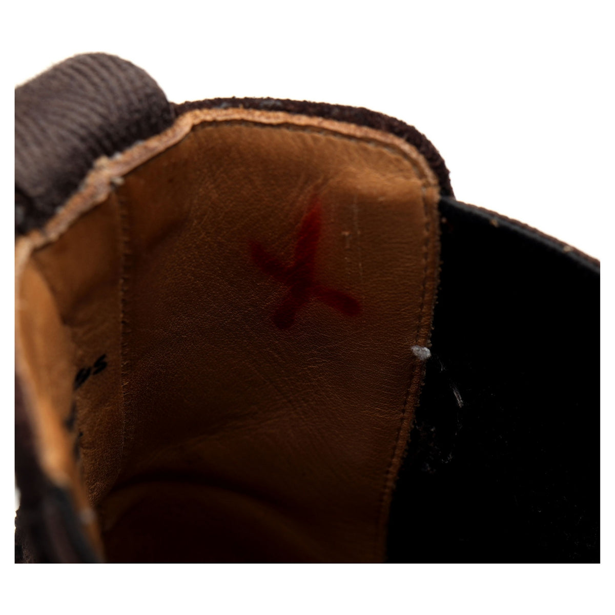 &#39;Cransley 2&#39; Dark Brown Suede Brogue Chelsea Boots UK 9 F