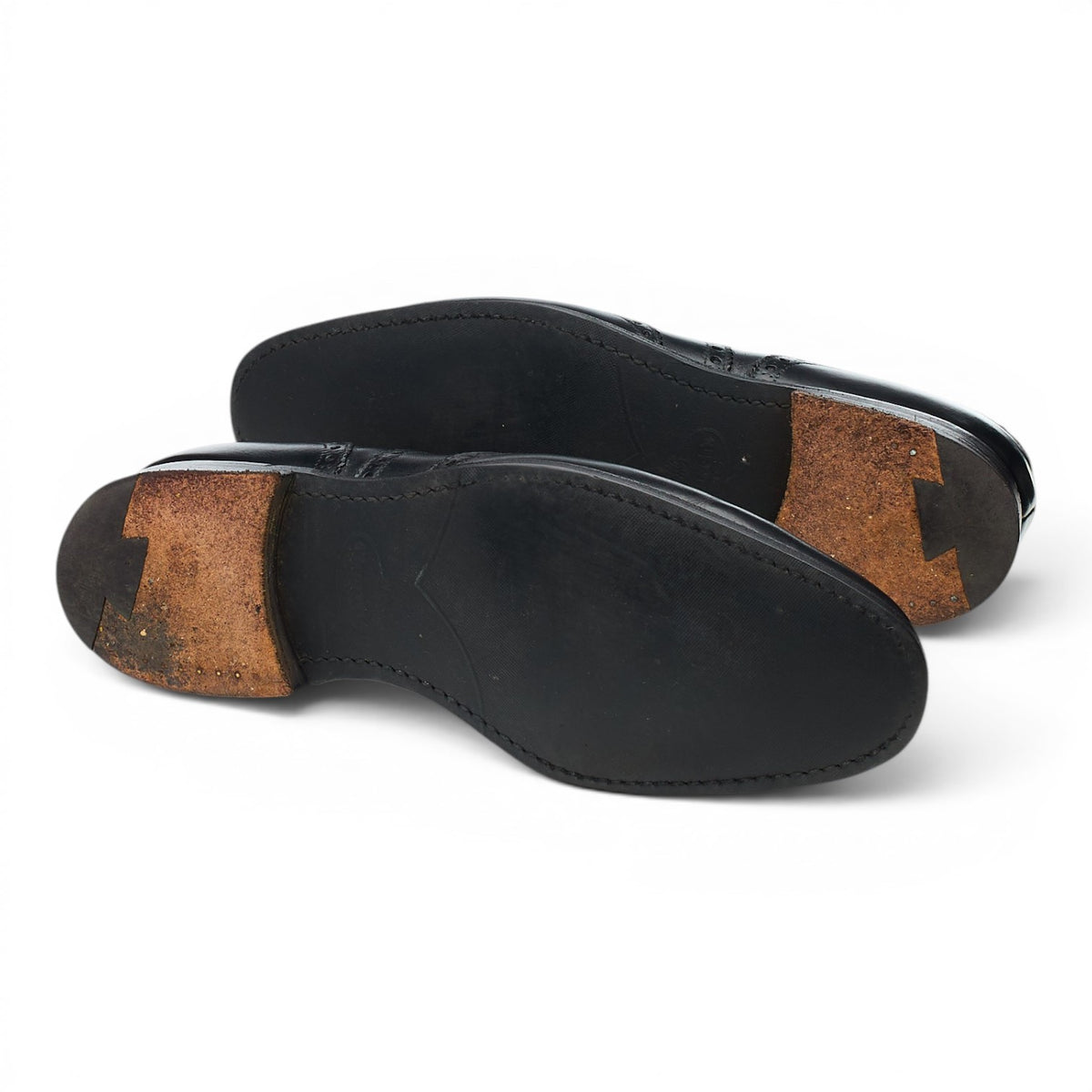 'Chetwynd' Black Leather Oxford Brogues UK 8 F