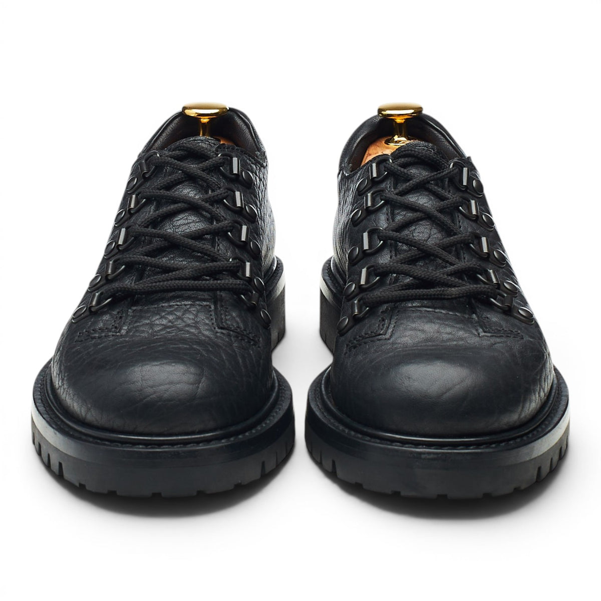 'Boss 007' Black Leather Hiking Derby UK 5 EU 39