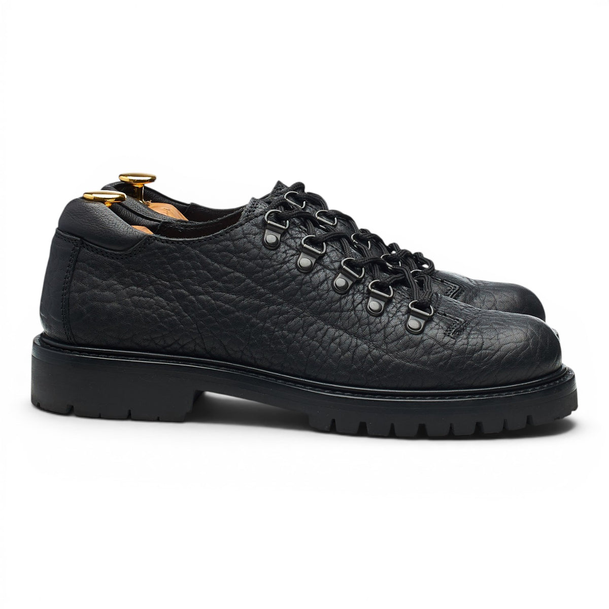 'Boss 007' Black Leather Hiking Derby UK 5 EU 39