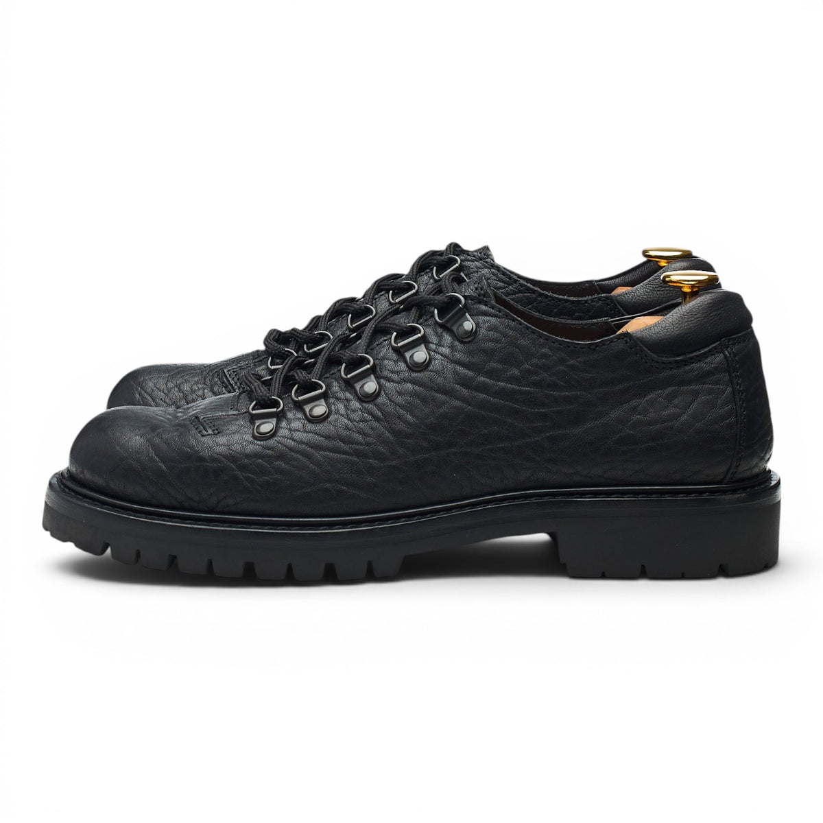 'Boss 007' Black Leather Hiking Derby UK 5 EU 39
