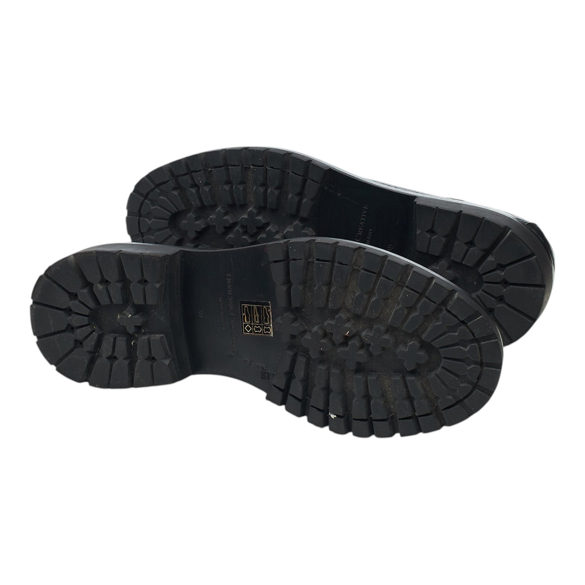 'Boss 007' Black Leather Hiking Derby UK 5 EU 39