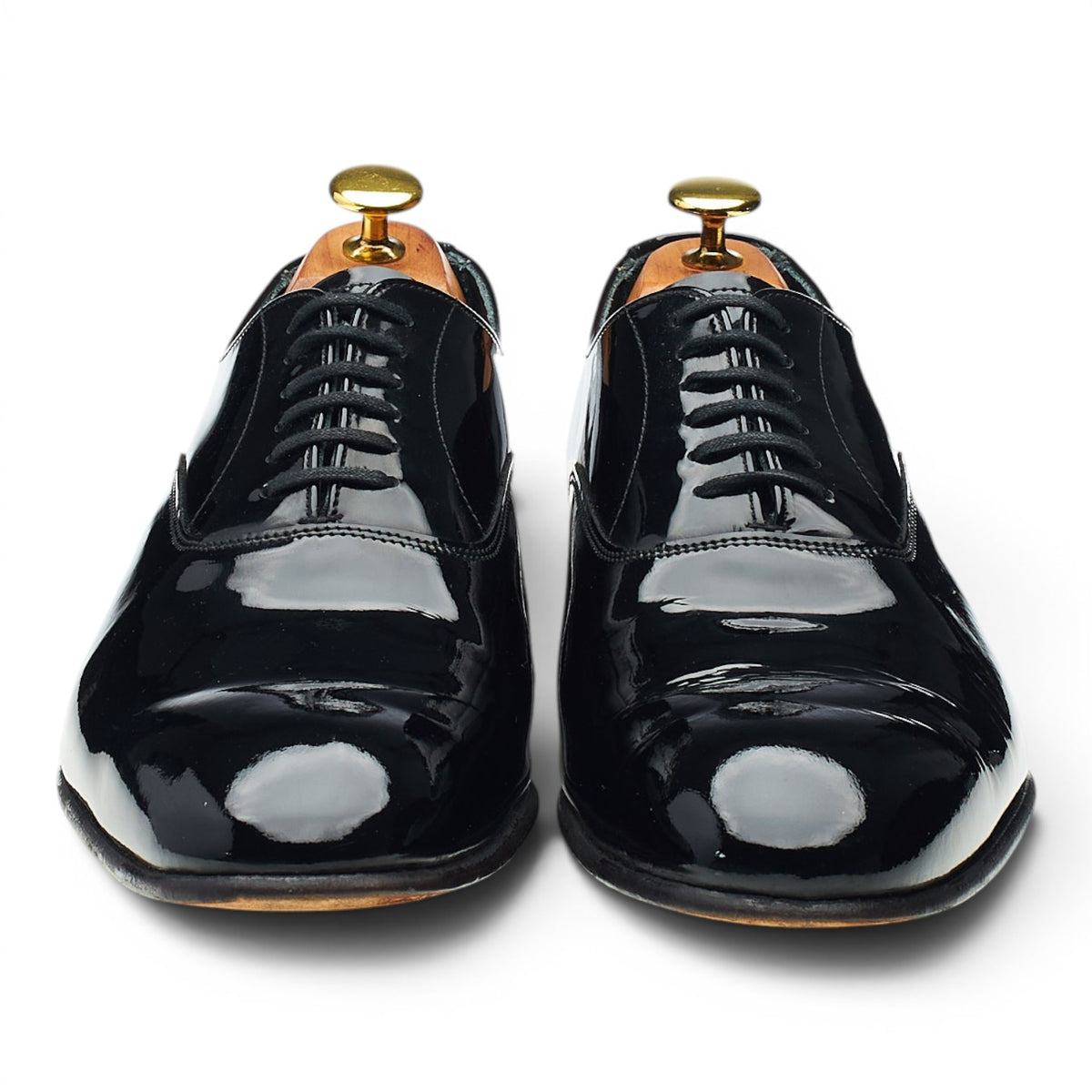 'Kelly' Black Patent Leather Oxford UK 8.5 F