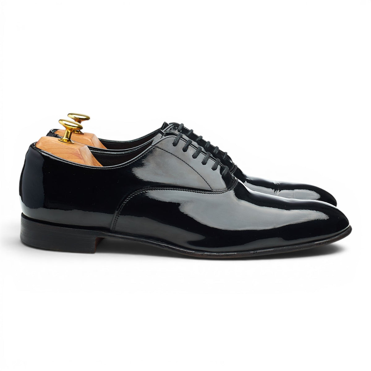 'Kelly' Black Patent Leather Oxford UK 8.5 F