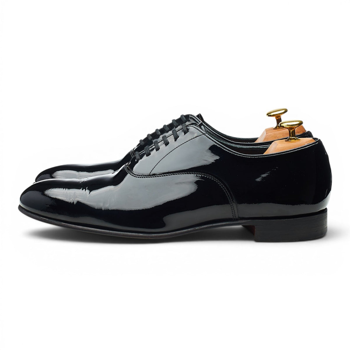 'Kelly' Black Patent Leather Oxford UK 8.5 F