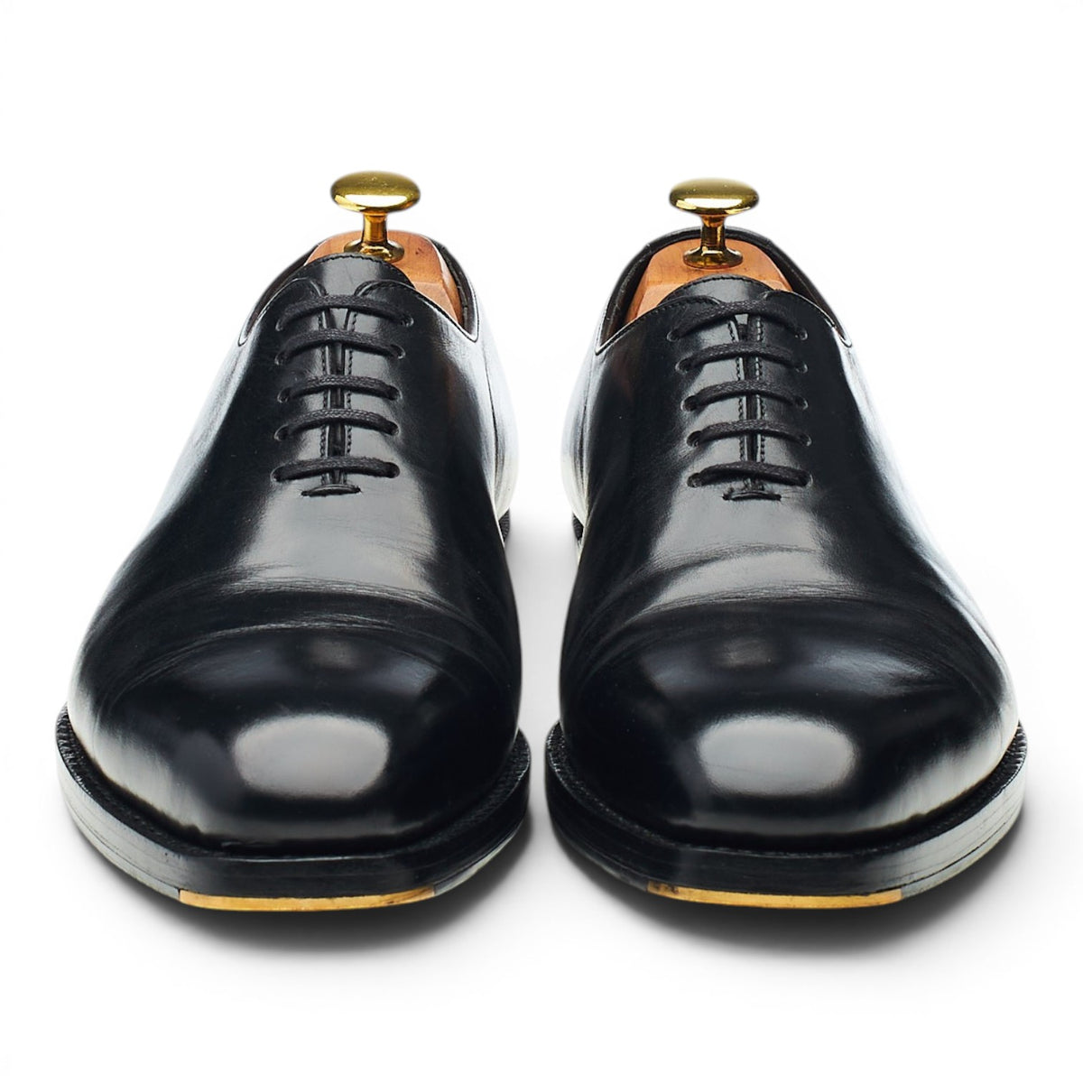 'Constance' Black Leather Wholecut Oxford UK 8 EU 42