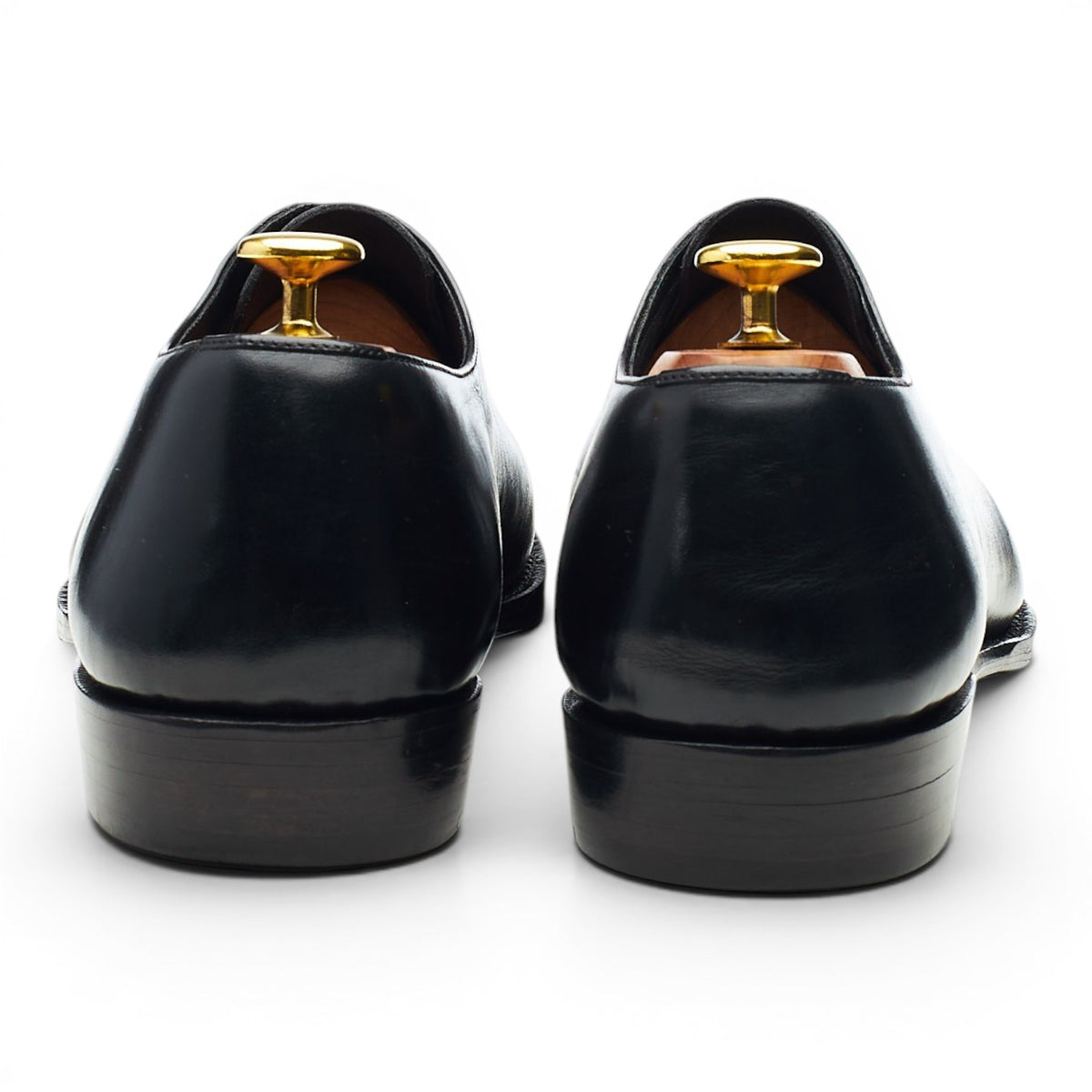 'Constance' Black Leather Wholecut Oxford UK 8 EU 42