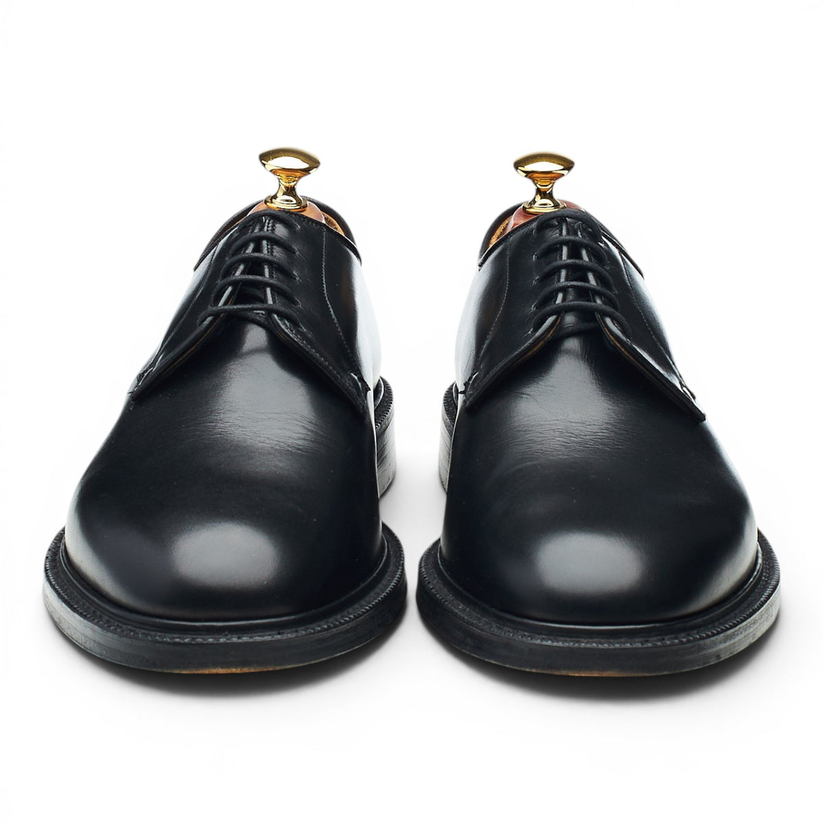 'Chapel' Black Leather Derby UK 9 F