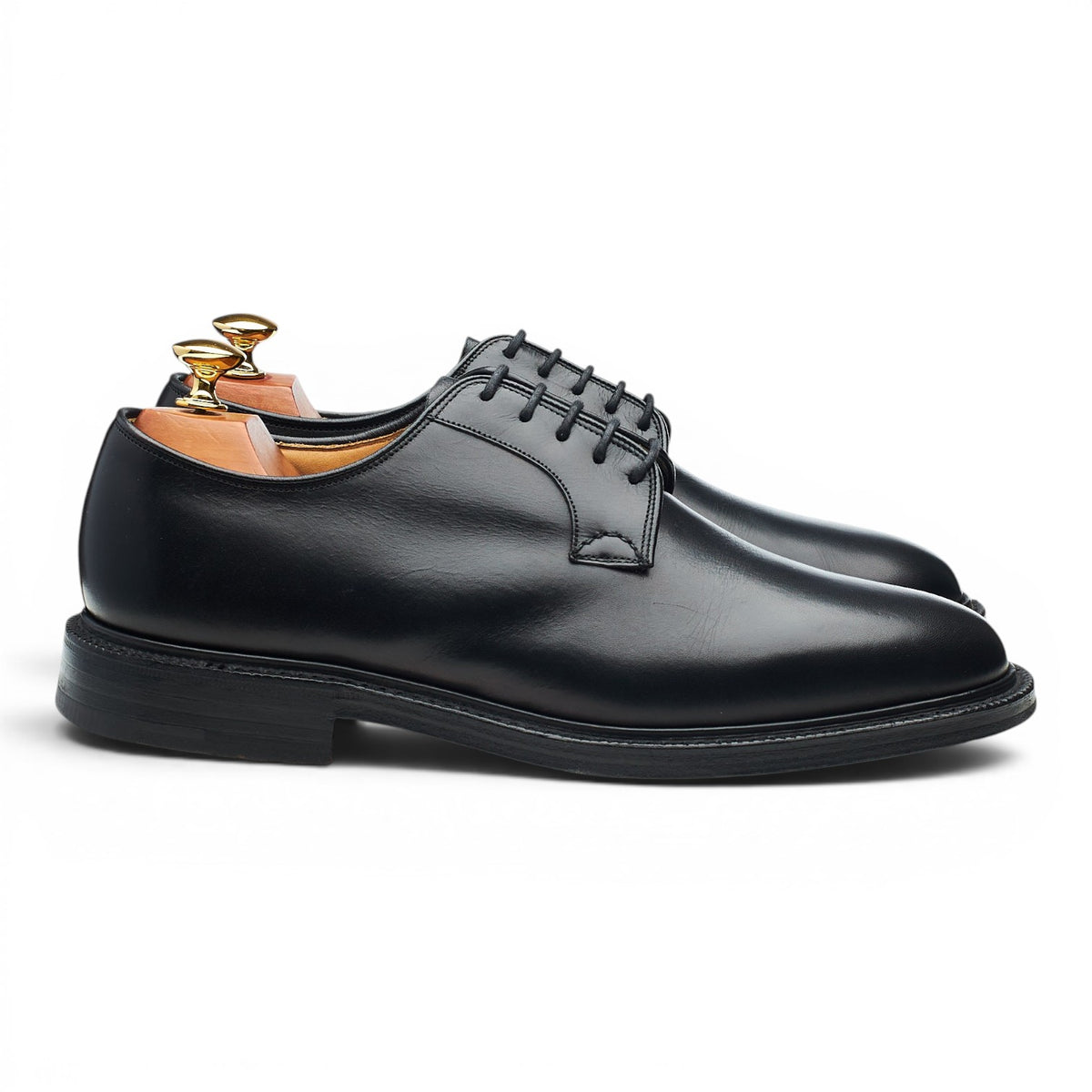 'Chapel' Black Leather Derby UK 9 F