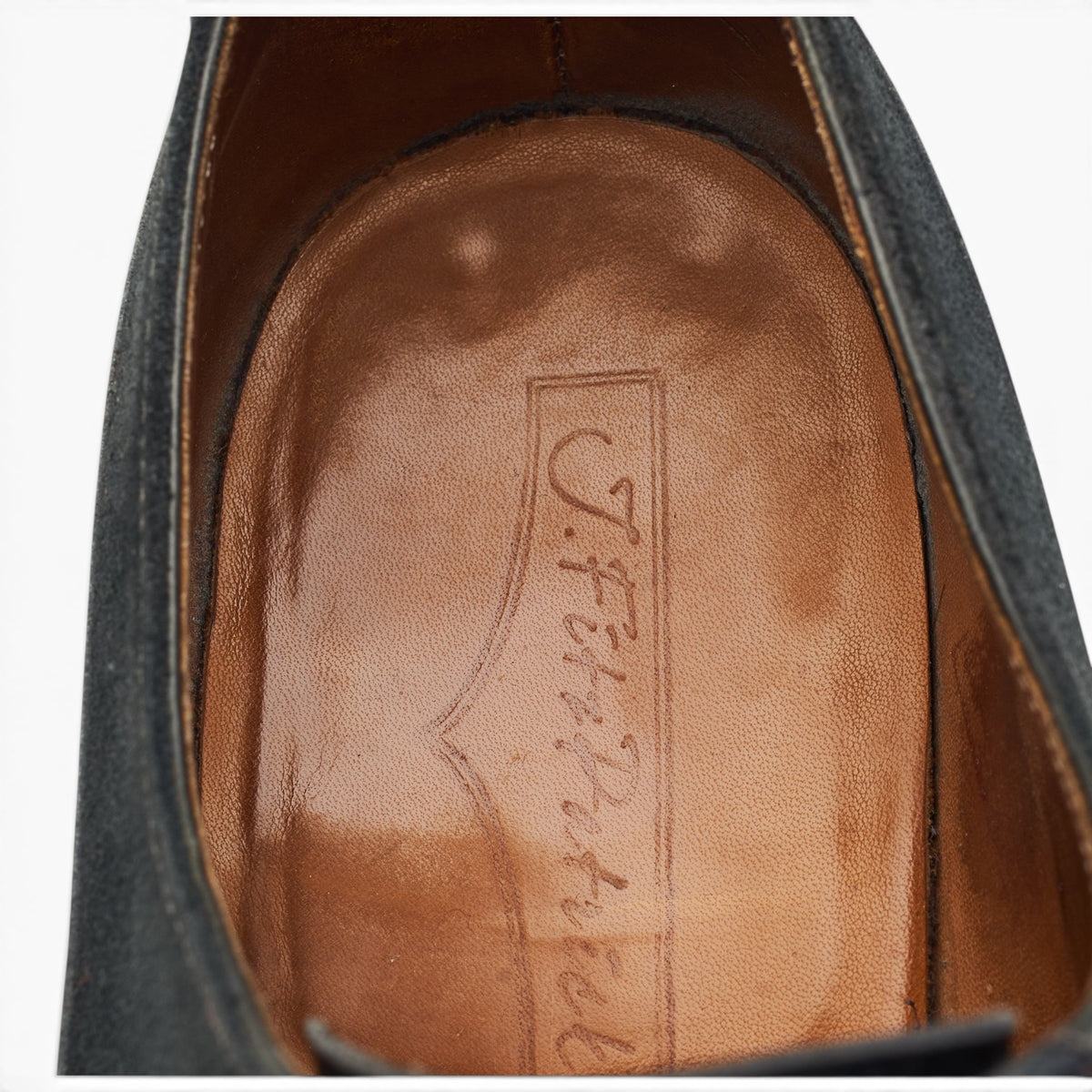 'Tacoma' Grey Leather Suede Oxford UK 7 E