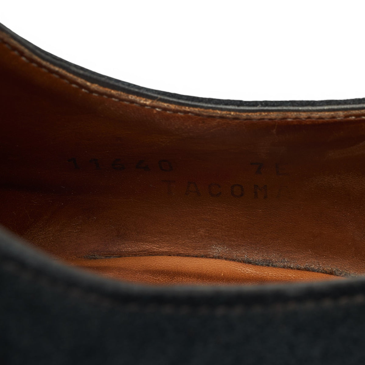 'Tacoma' Grey Leather Suede Oxford UK 7 E