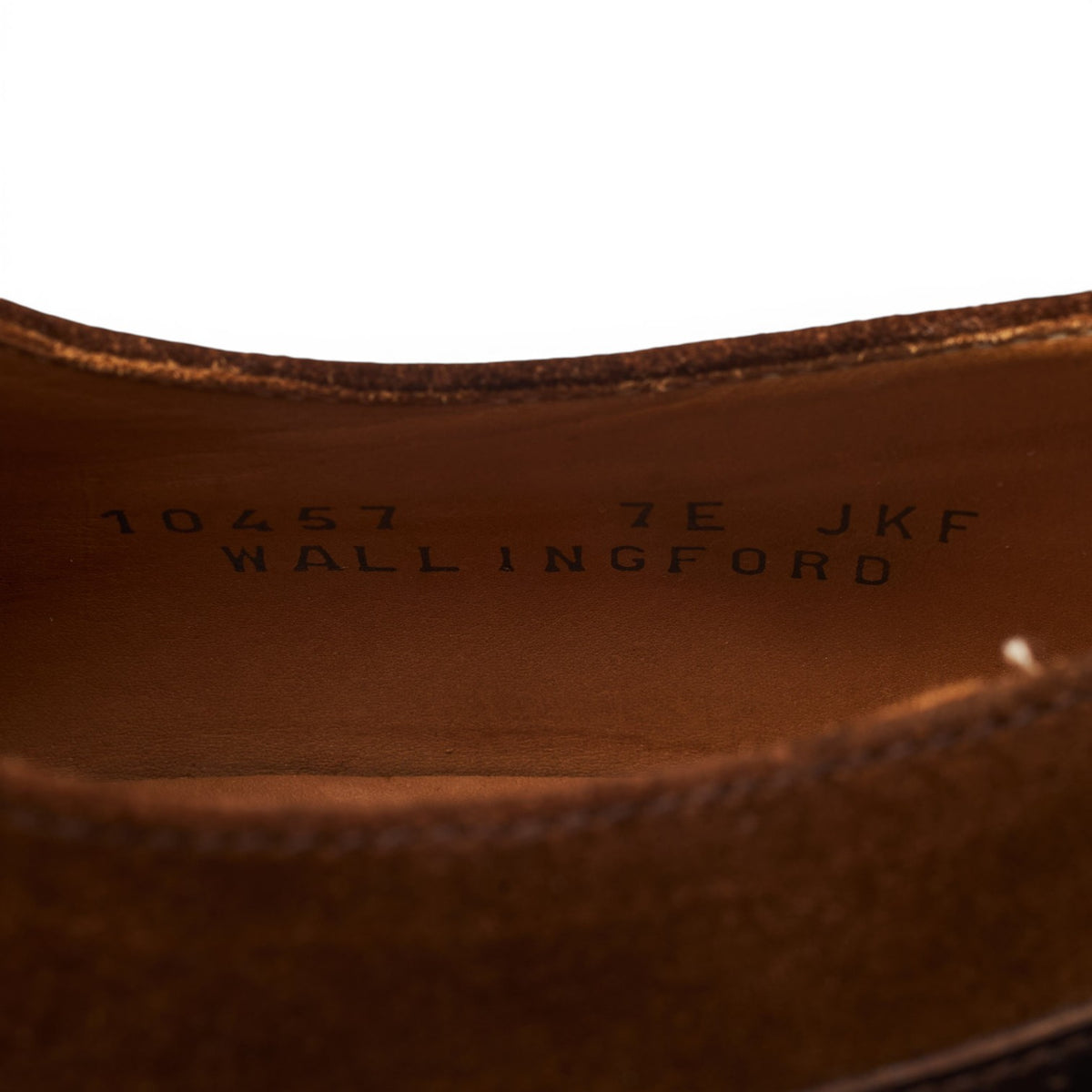 'Wallingford' Dark Brown Museum Leather Brown Suede Oxford Brogues UK 7 E
