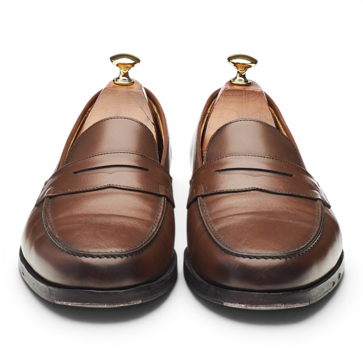 'Duke' Brown Leather Loafers UK 9.5 E