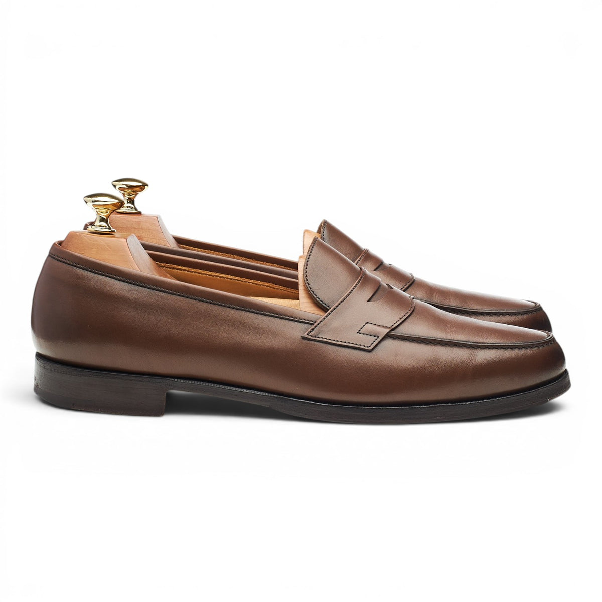 'Duke' Brown Leather Loafers UK 9.5 E