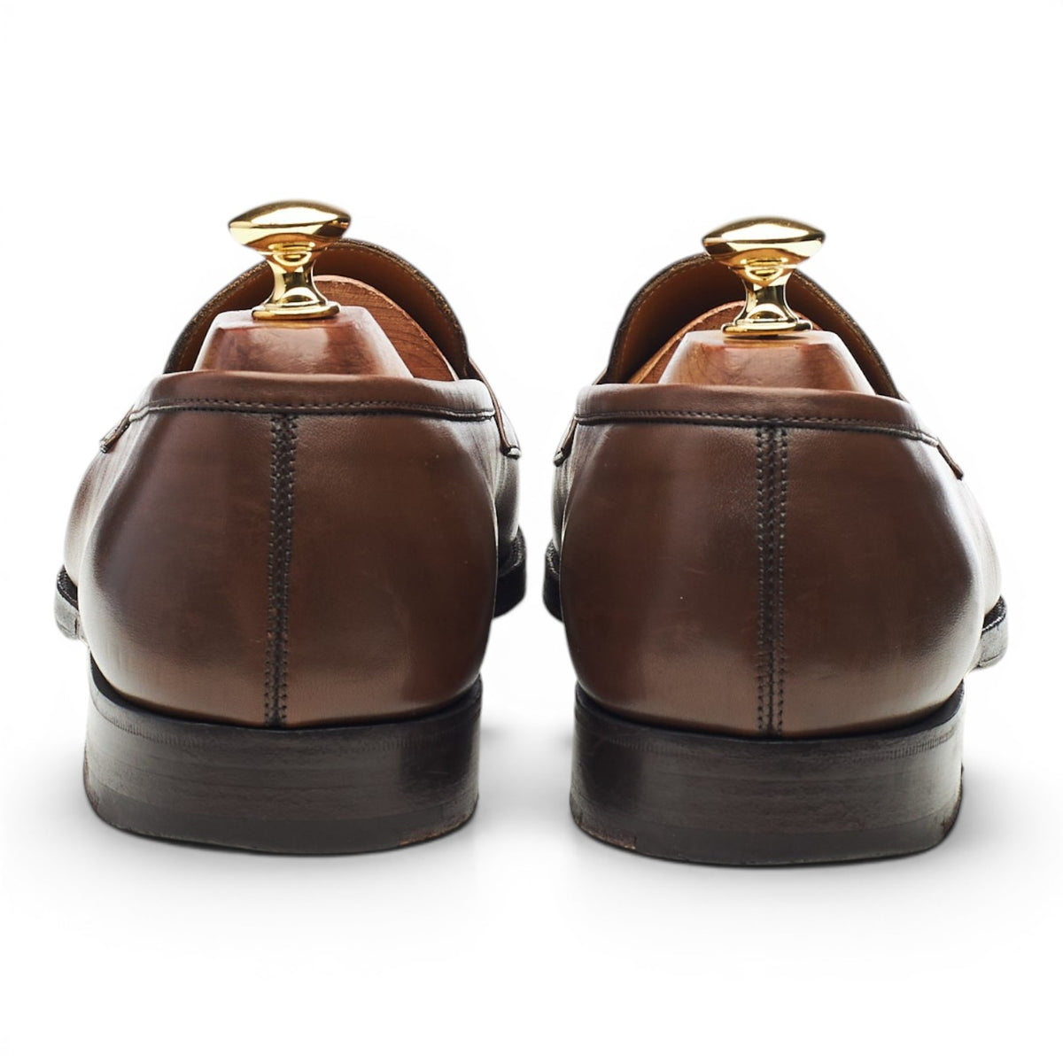 'Duke' Brown Leather Loafers UK 9.5 E