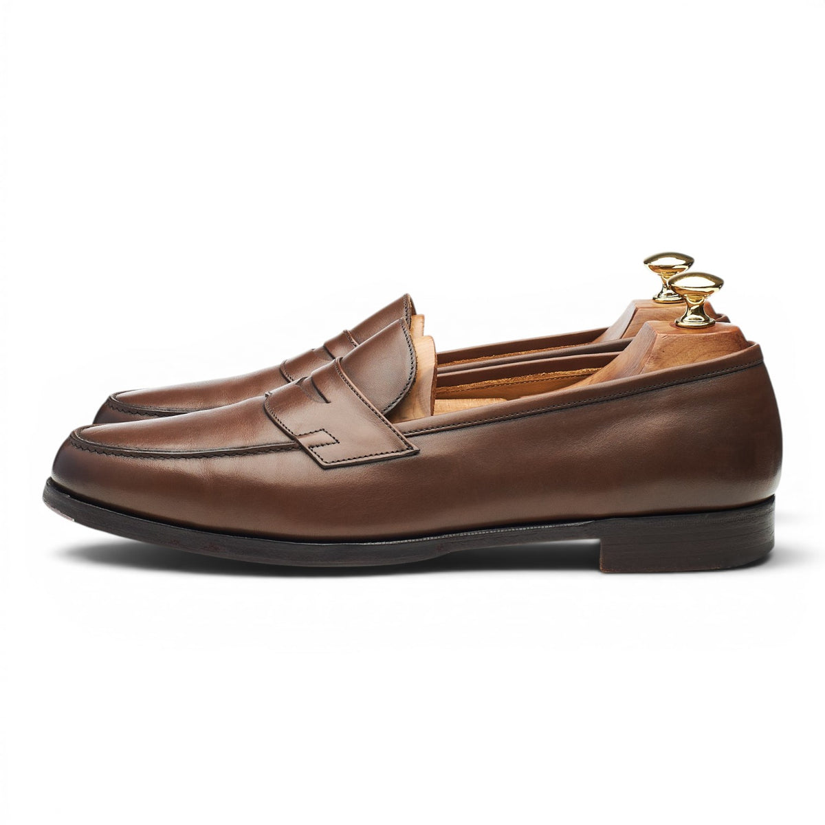 'Duke' Brown Leather Loafers UK 9.5 E