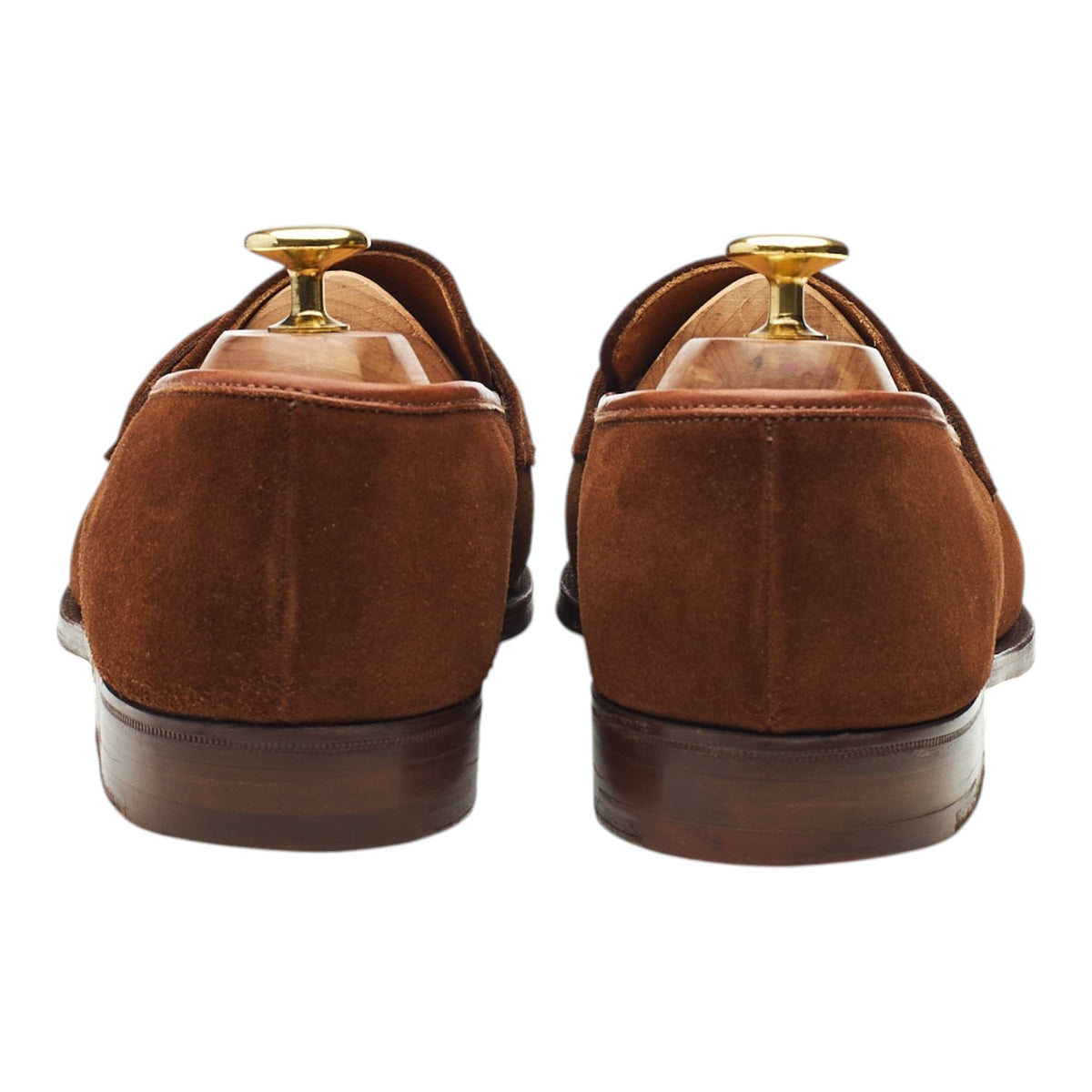 'Portland' Snuff Brown Suede Loafers UK 8.5 EX