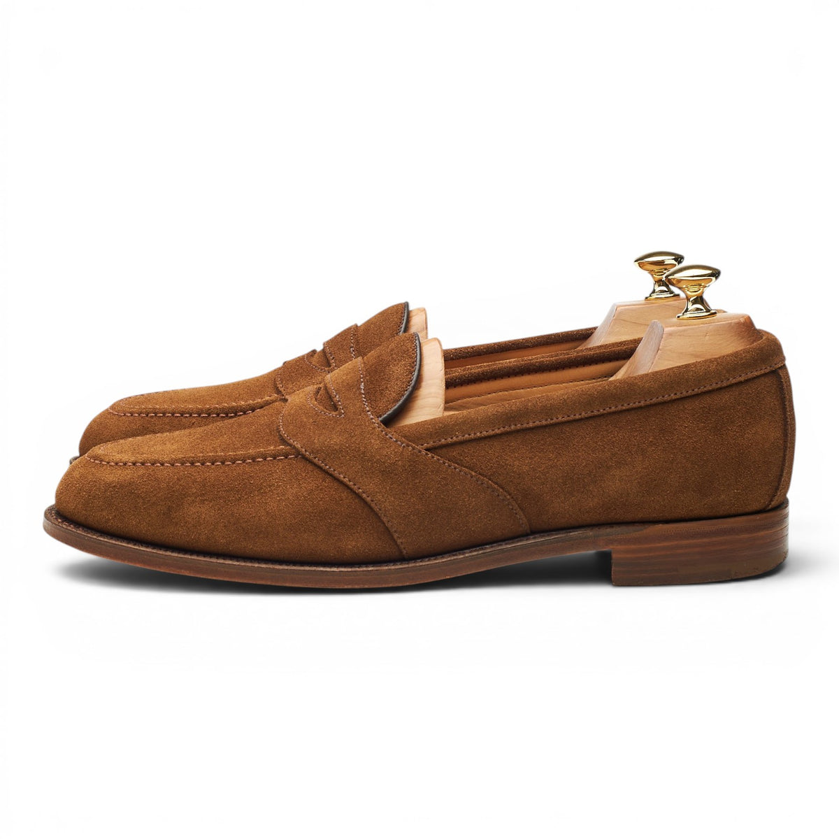'Mayfair 2' Snuff Brown Suede Loafers UK 10 E
