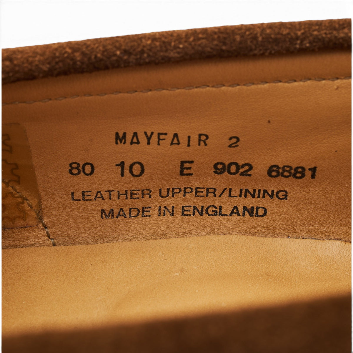 'Mayfair 2' Snuff Brown Suede Loafers UK 10 E