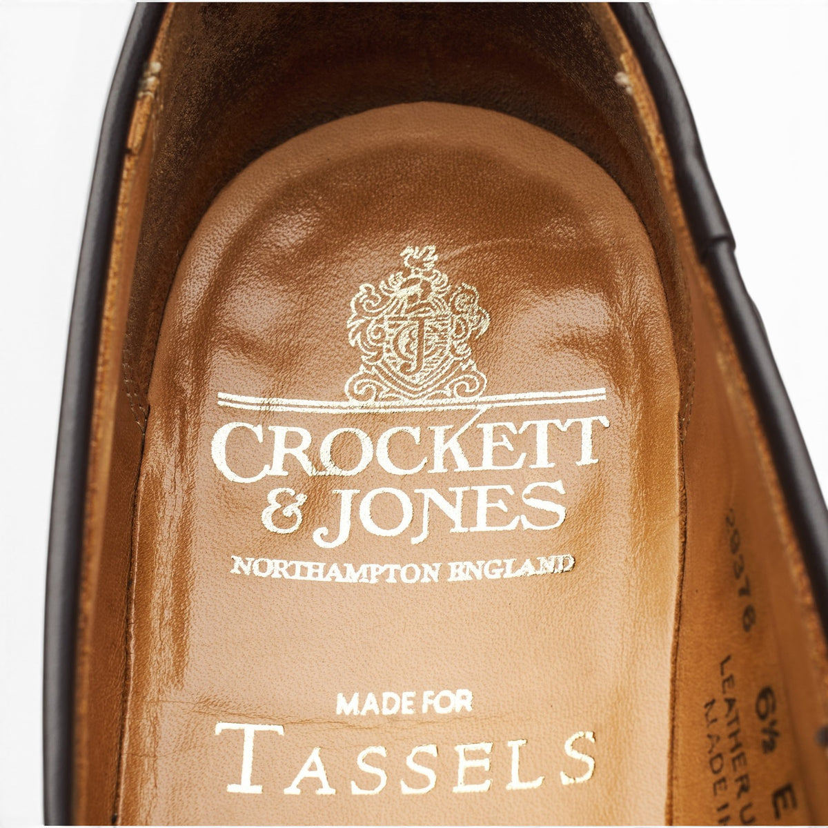 'Cavendish 2' Dark Brown Cordovan Leather Tassel Loafers UK 6.5 E