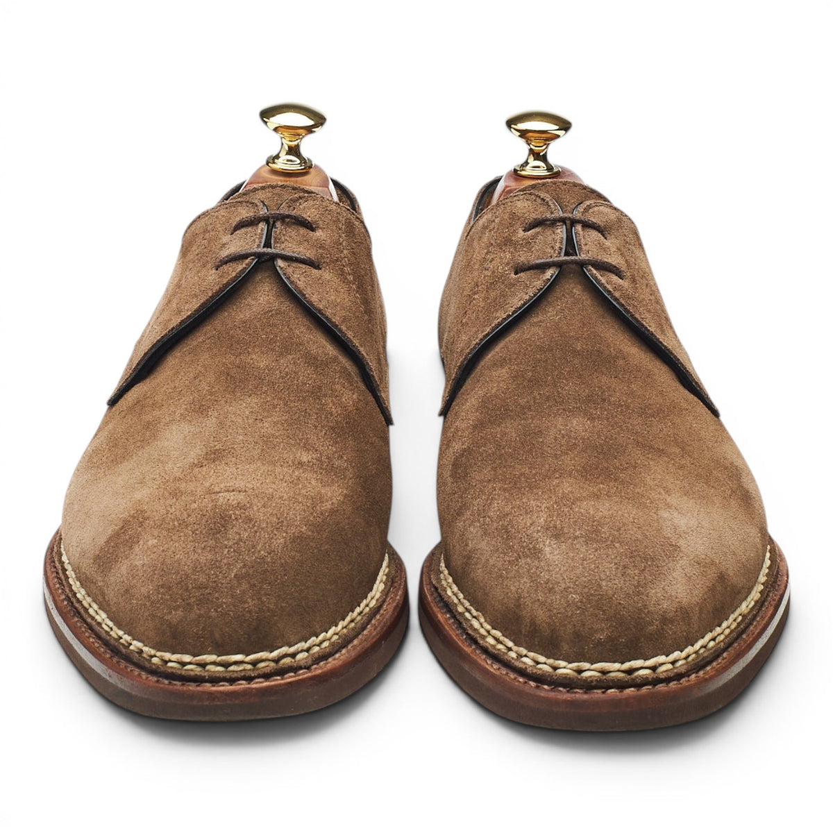 'Carnera Norvegese' Light Brown Suede Derby UK 9.5 EU 43.5