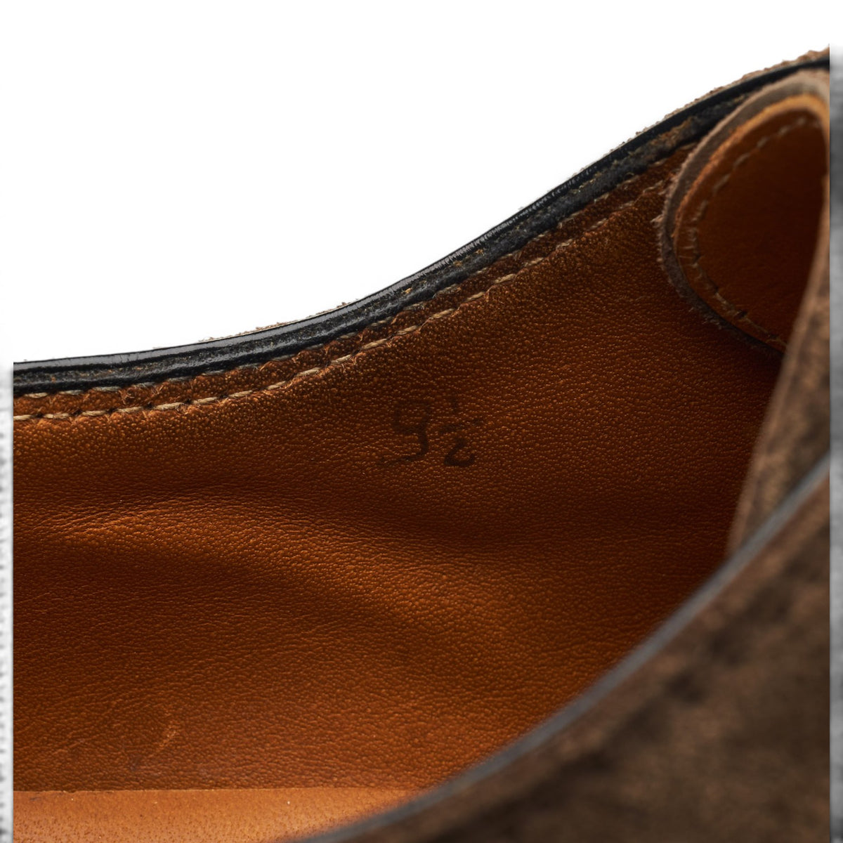 'Carnera Norvegese' Light Brown Suede Derby UK 9.5 EU 43.5