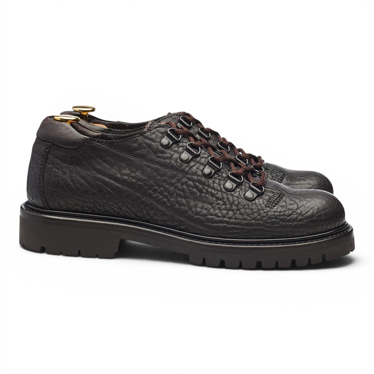 'Boss 007' Dark Brown Leather Hiking Derby UK 5 EU 39