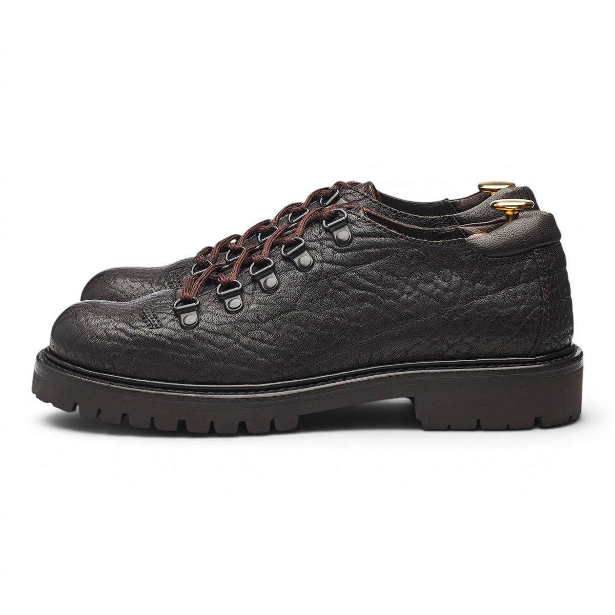 'Boss 007' Dark Brown Leather Hiking Derby UK 5 EU 39