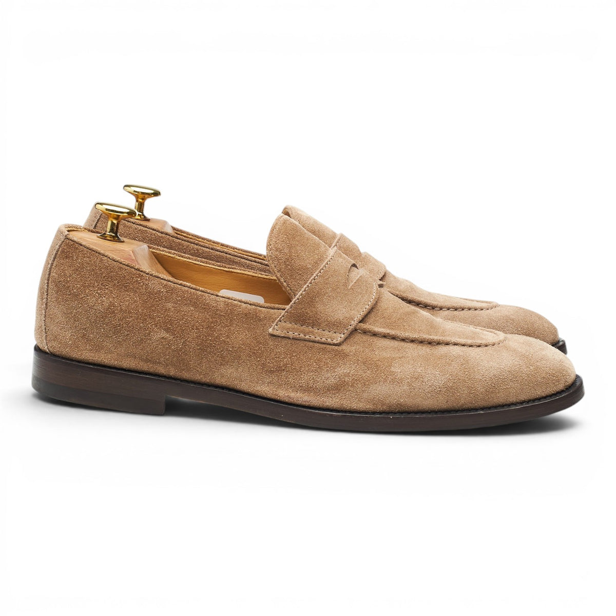 Beige Suede Loafers UK 8 EU 42