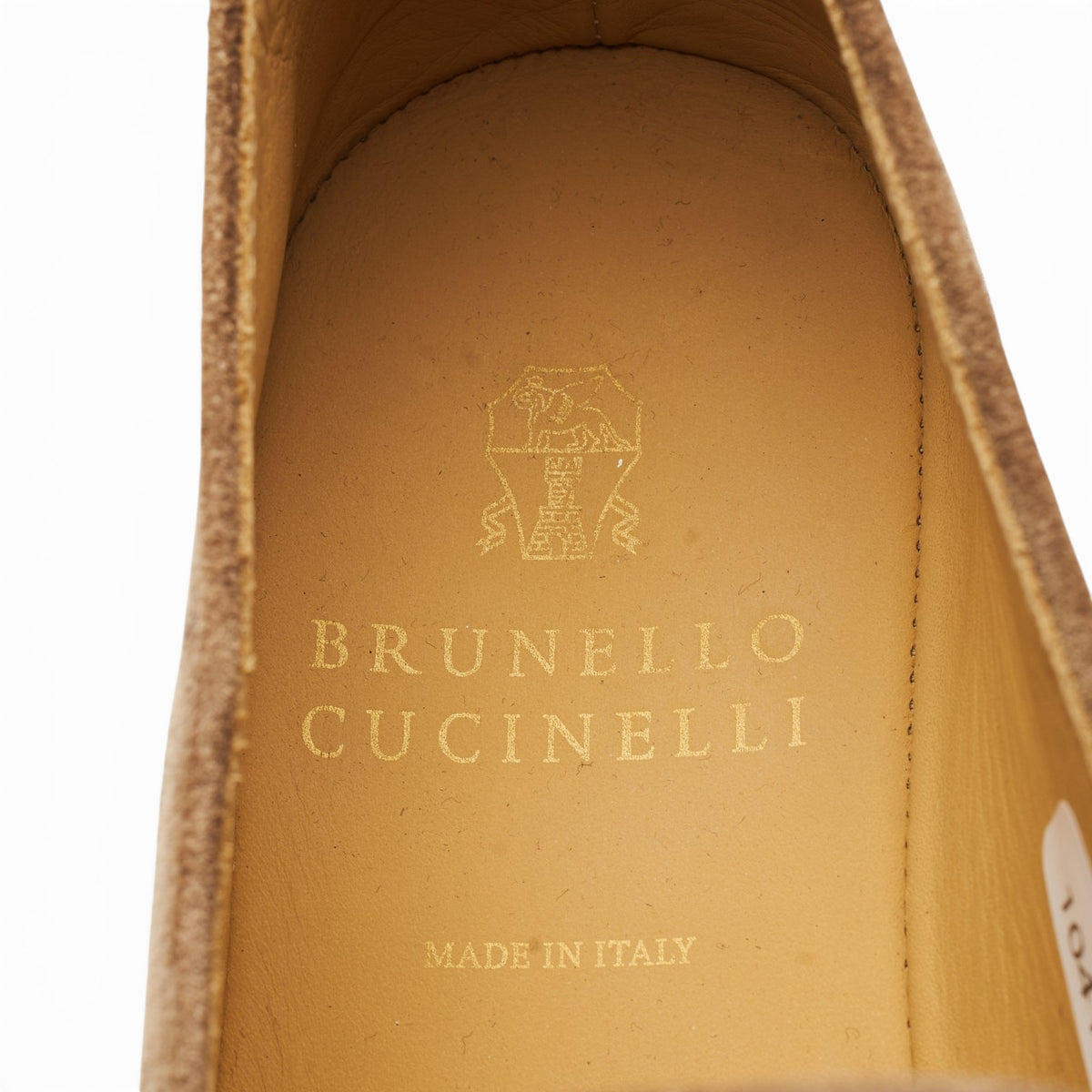 Beige Suede Loafers UK 8 EU 42