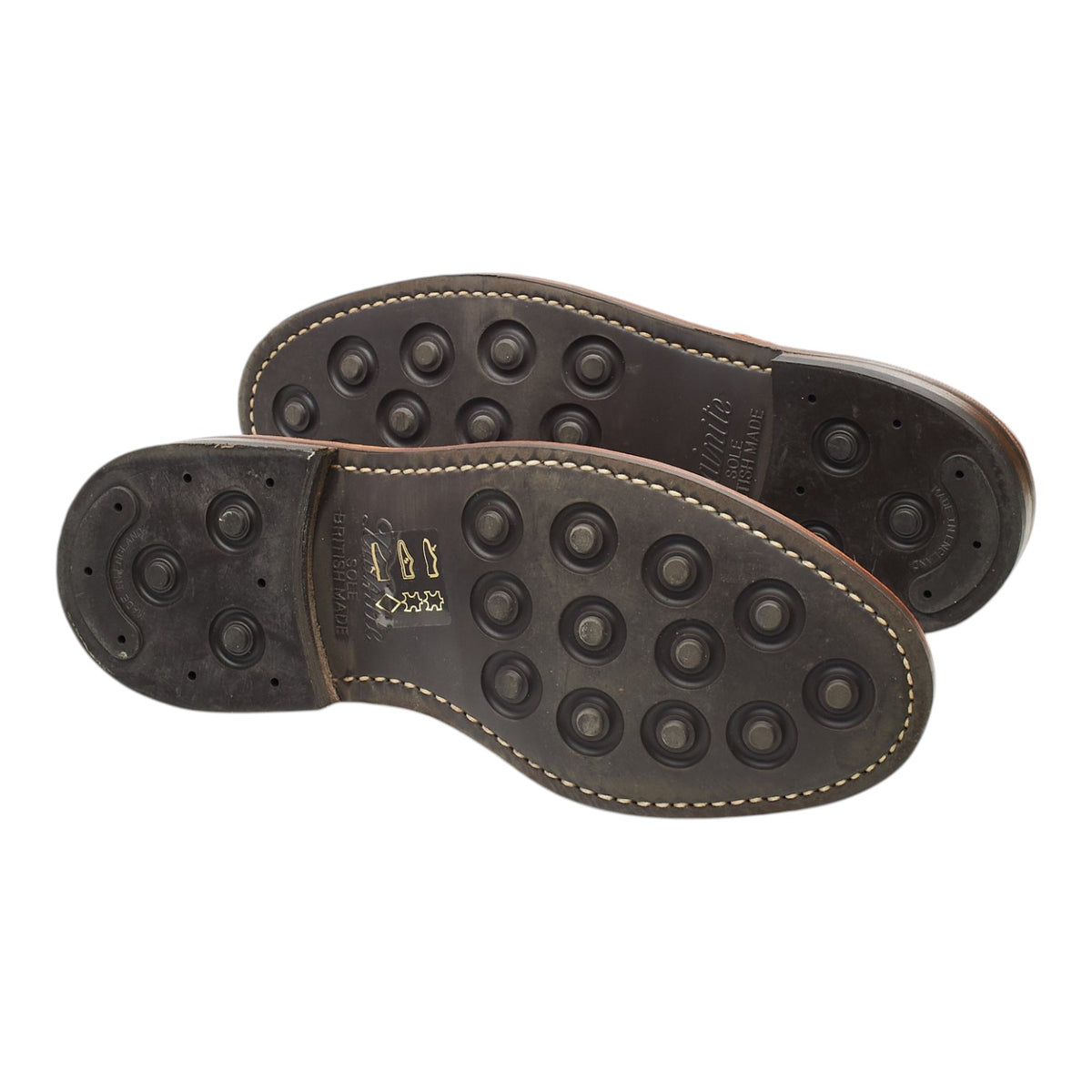 'Bourton' Tan Brown Leather Derby Brogues UK 6