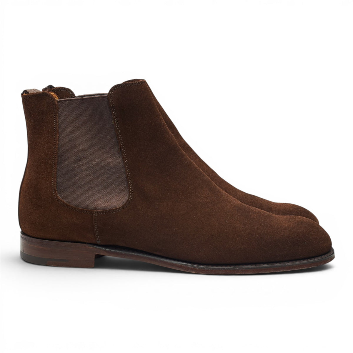 'Godfrey' Dark Brown Suede Chelsea Boots UK 9 F