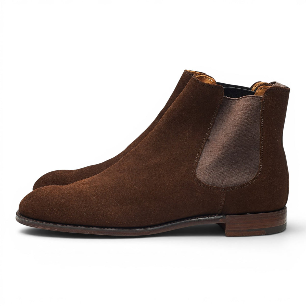 'Godfrey' Dark Brown Suede Chelsea Boots UK 9 F