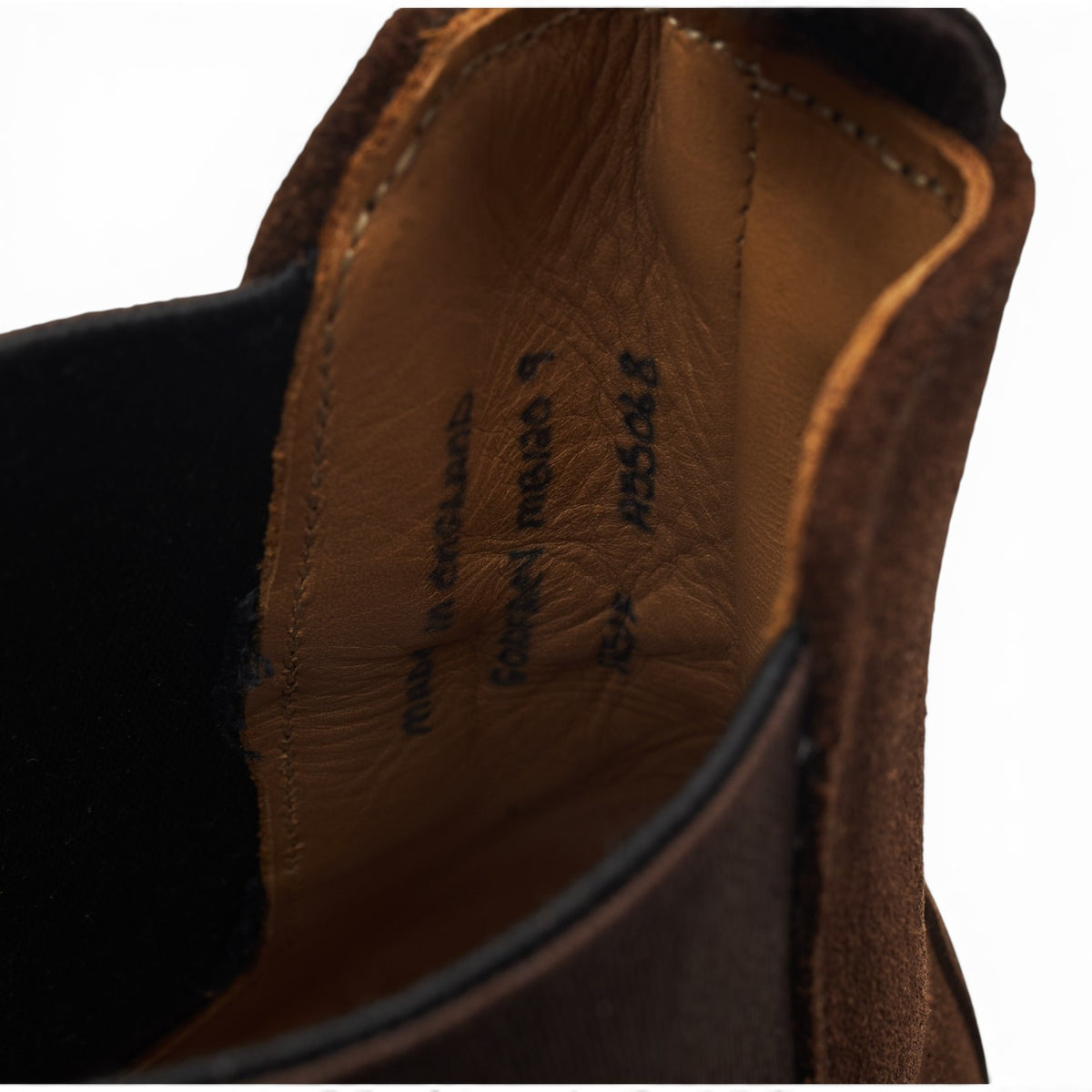 'Godfrey' Dark Brown Suede Chelsea Boots UK 9 F
