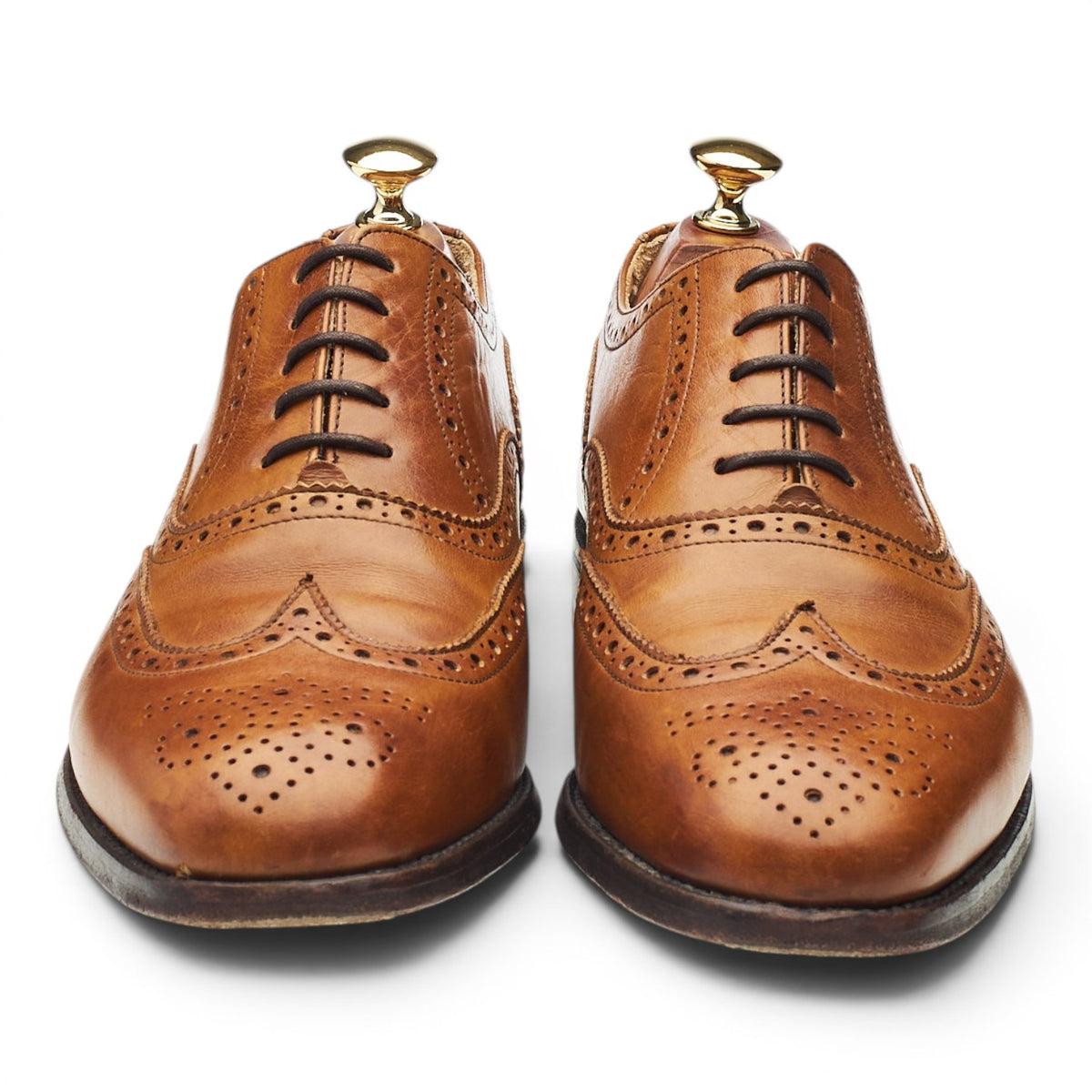 '1138' Brown Leather Oxford Brogues UK 9