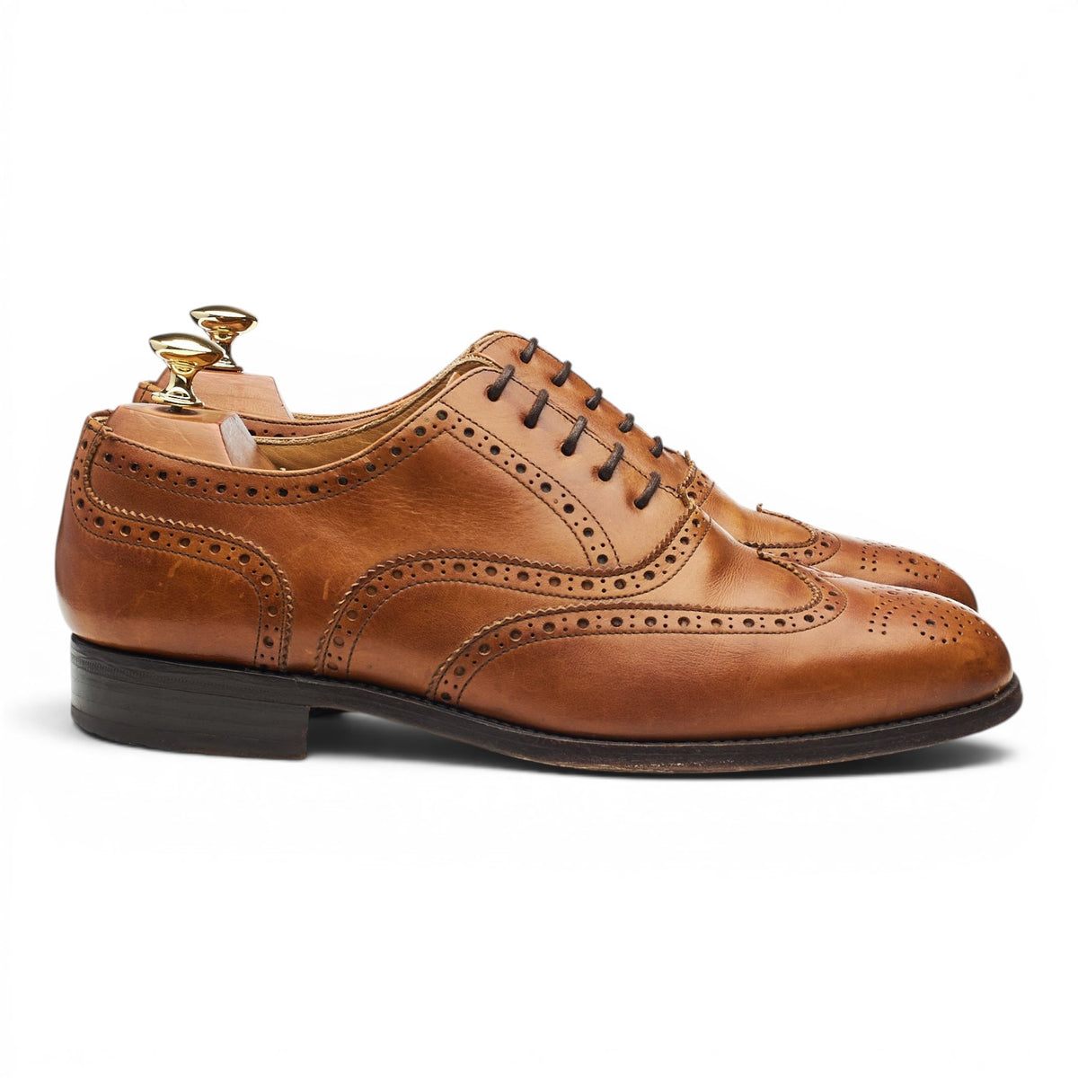 '1138' Brown Leather Oxford Brogues UK 9