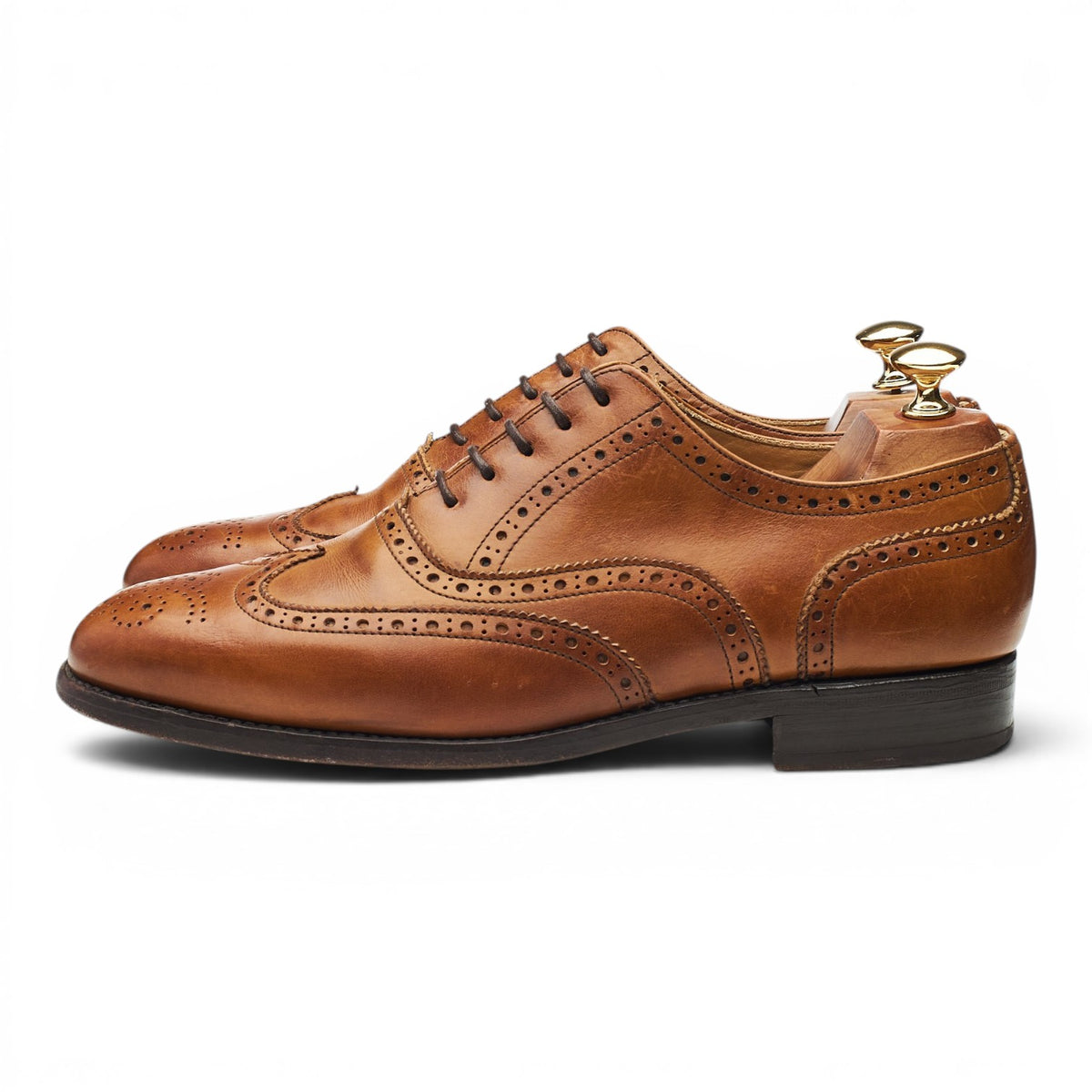 '1138' Brown Leather Oxford Brogues UK 9