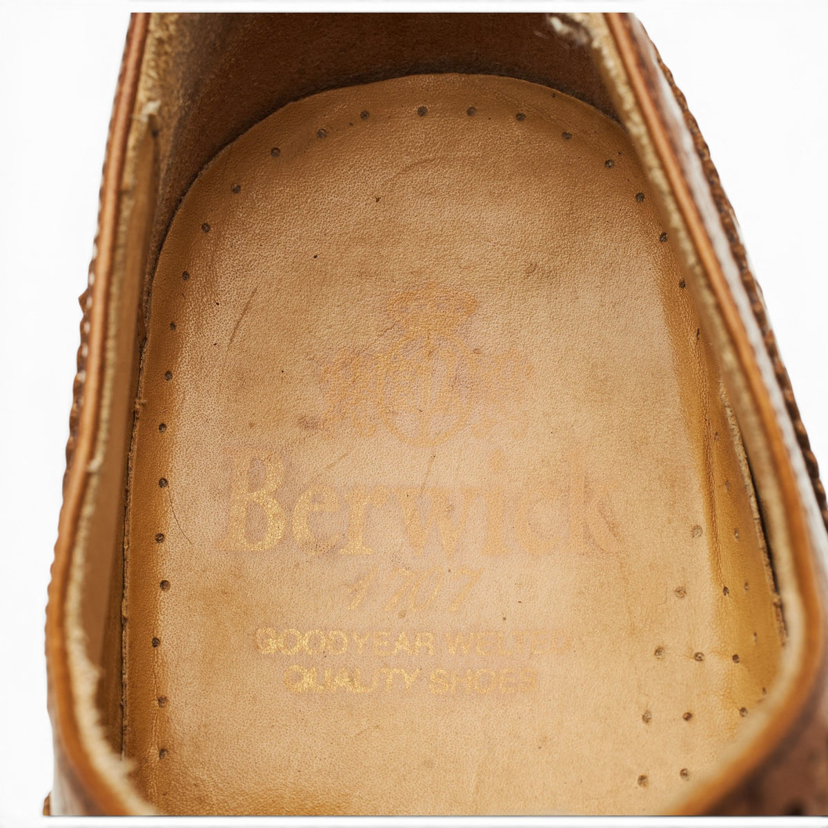 '1138' Brown Leather Oxford Brogues UK 9