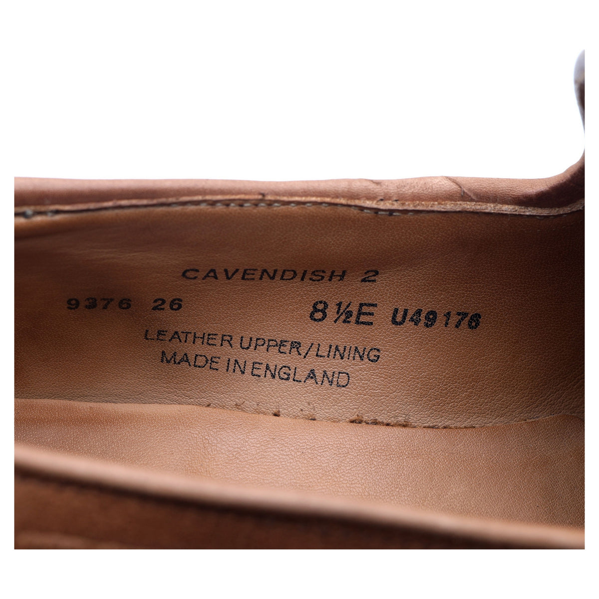 &#39;Cavendish 2&#39; Tan Brown Suede Tassel Loafers UK 8.5 E