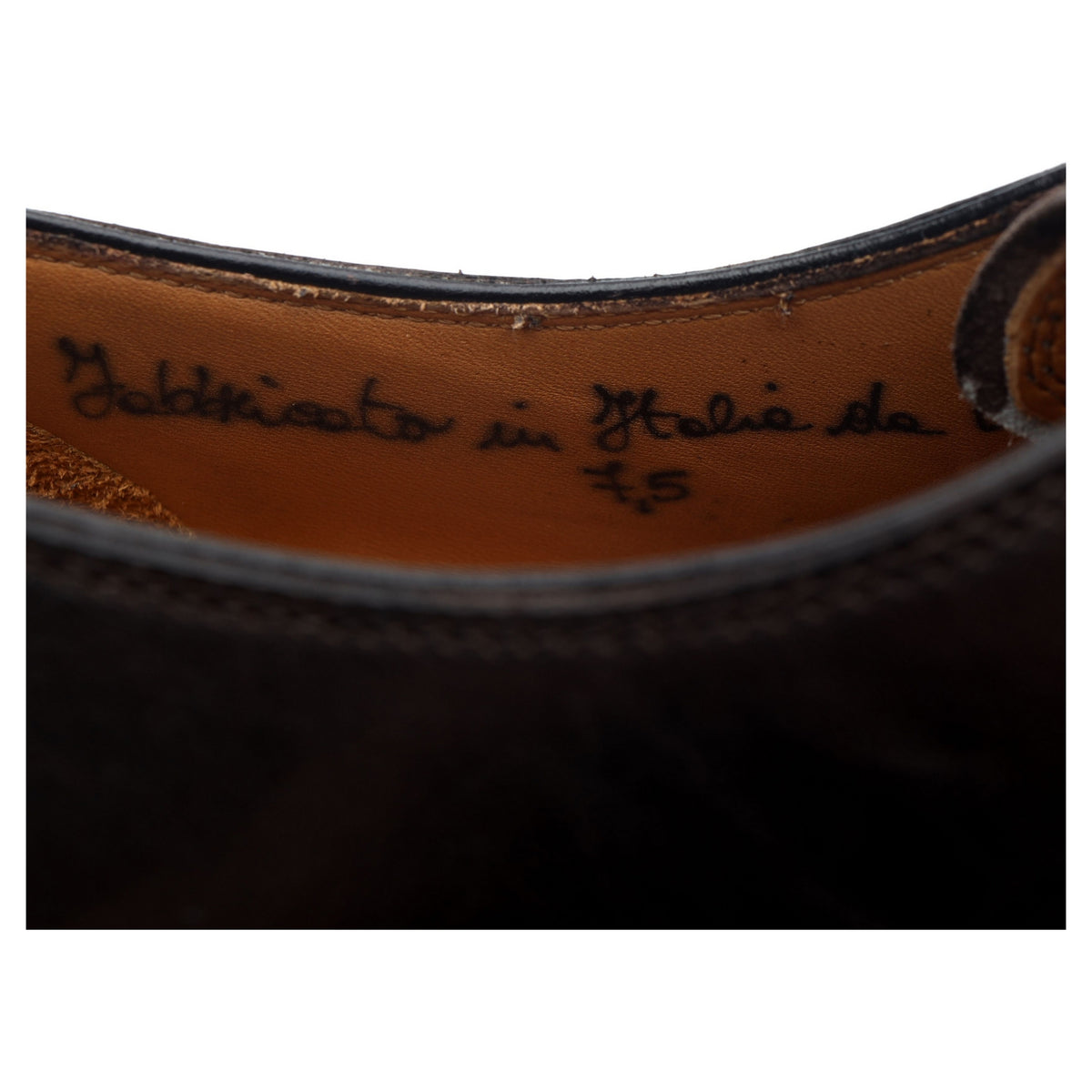 Dark Brown Leather Oxford UK 7.5