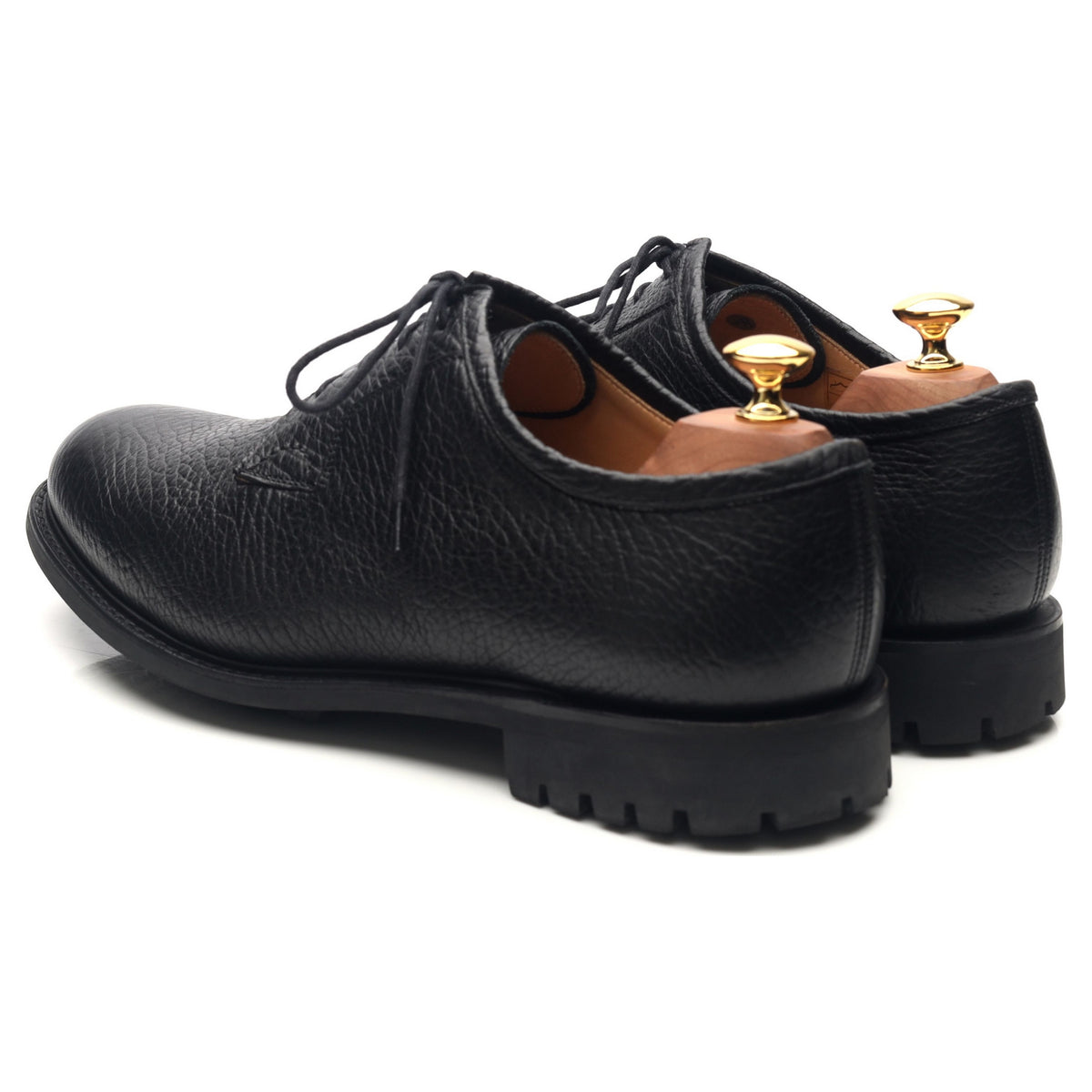 &#39;Newbridge&#39; Black Leather Derby UK 9.5 G