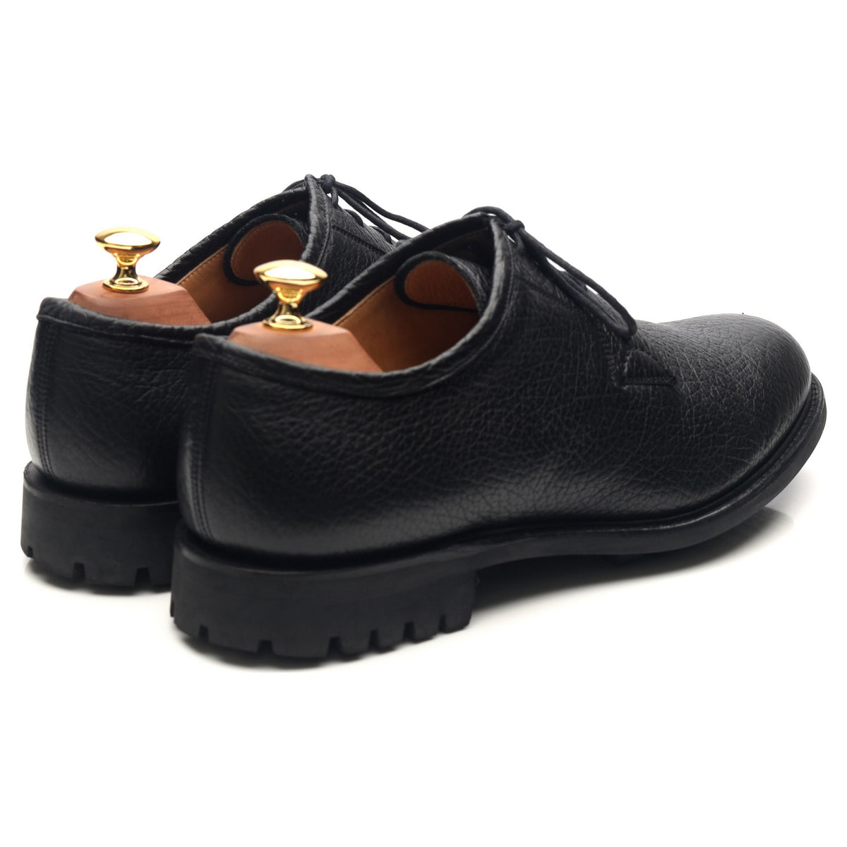 &#39;Newbridge&#39; Black Leather Derby UK 9.5 G