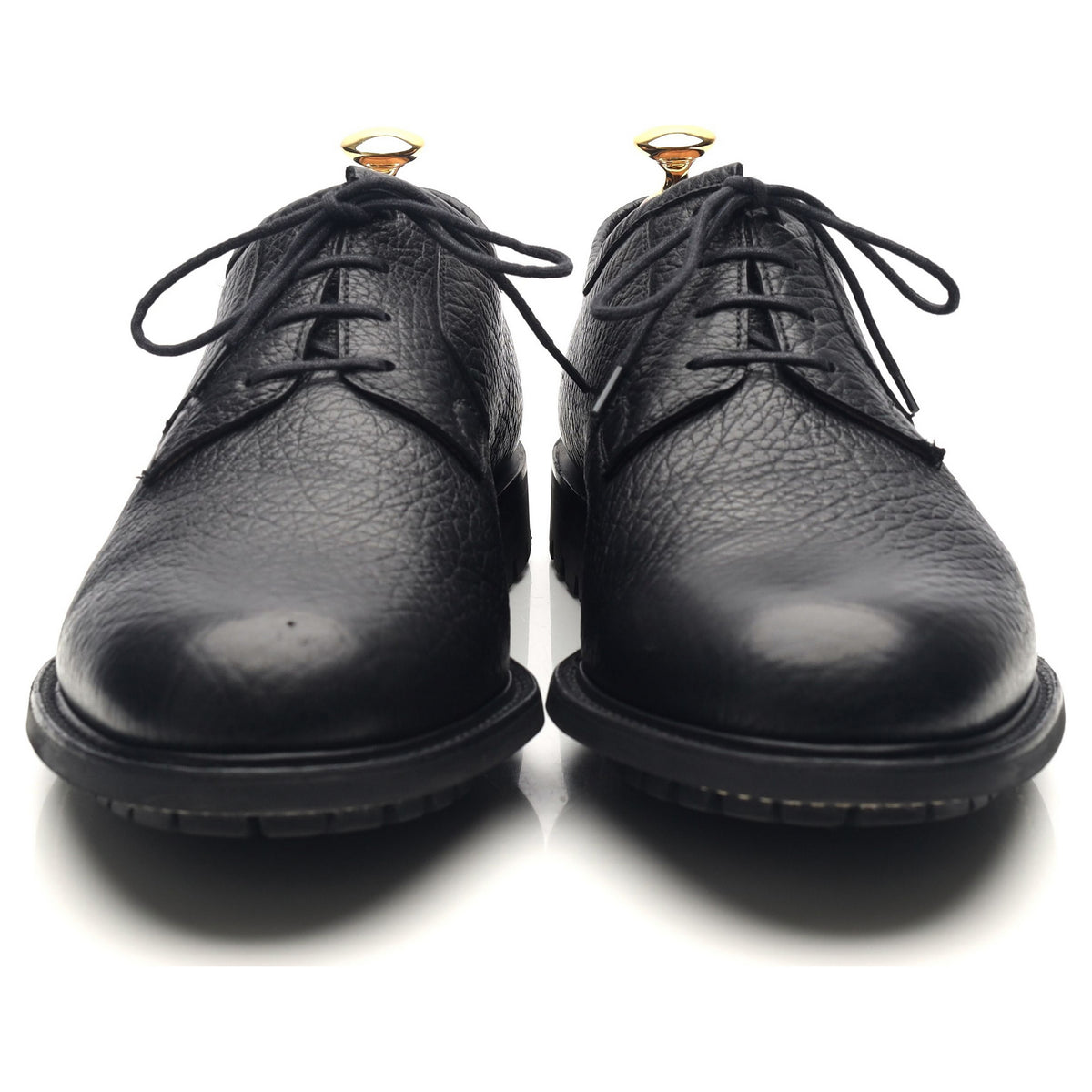 &#39;Newbridge&#39; Black Leather Derby UK 9.5 G